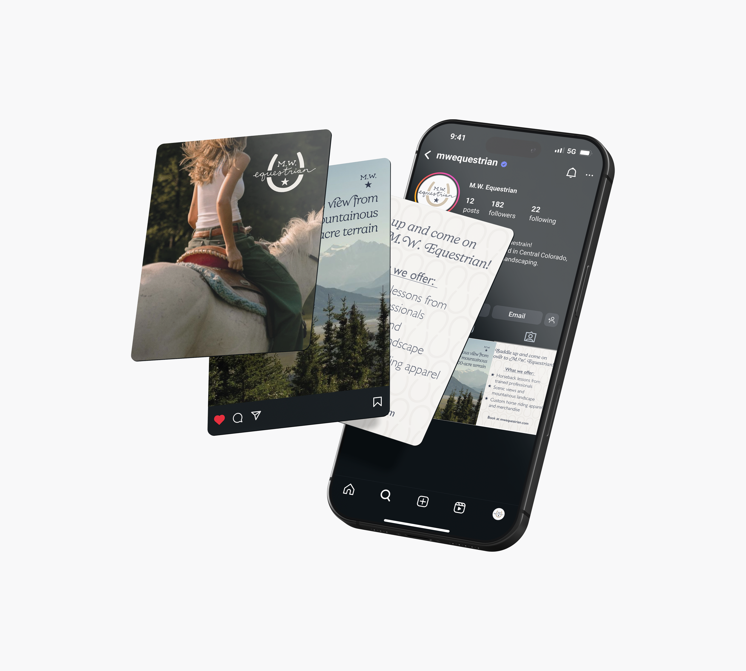 M.W. Equestrian Social Media