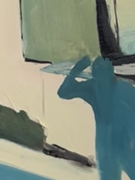 “California House” Oil Painting