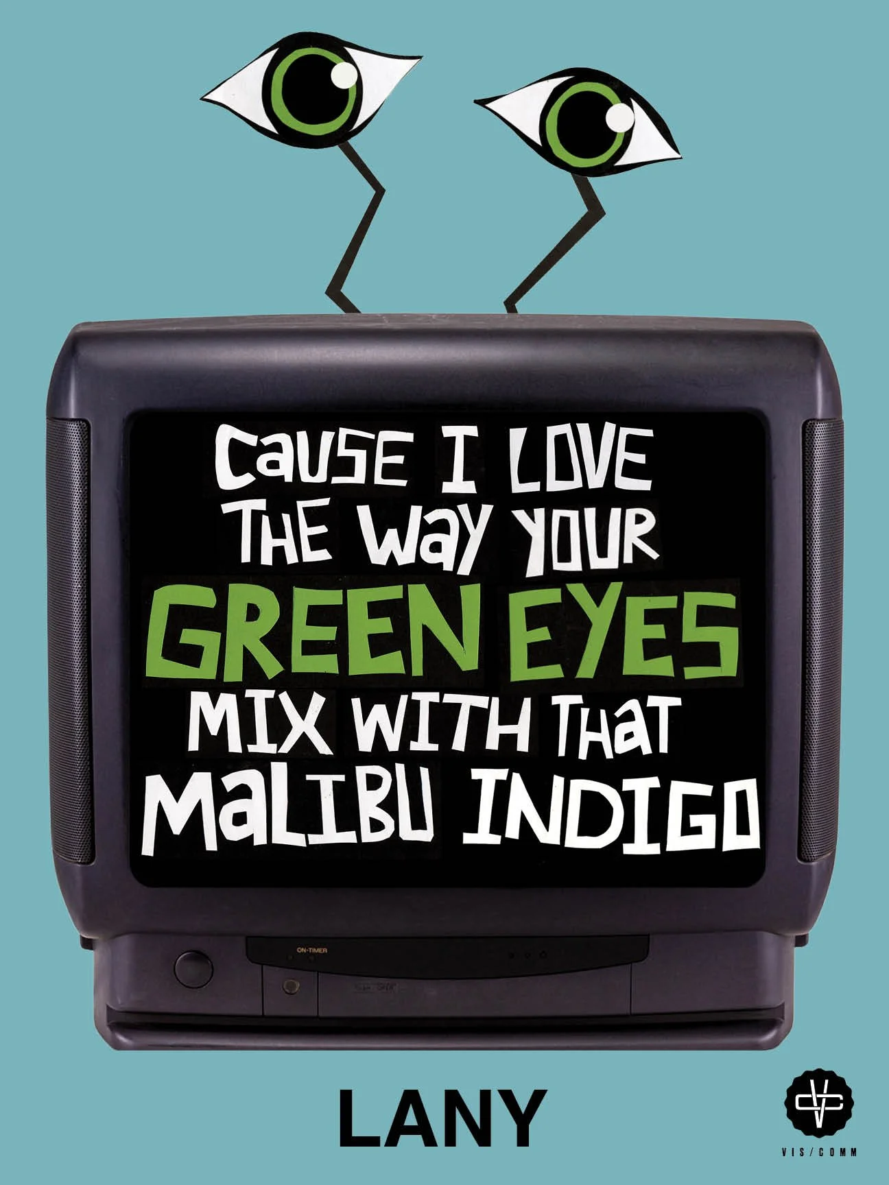 LANY Analog Type Poster