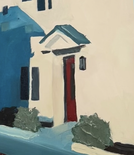 “California House” Oil Painting