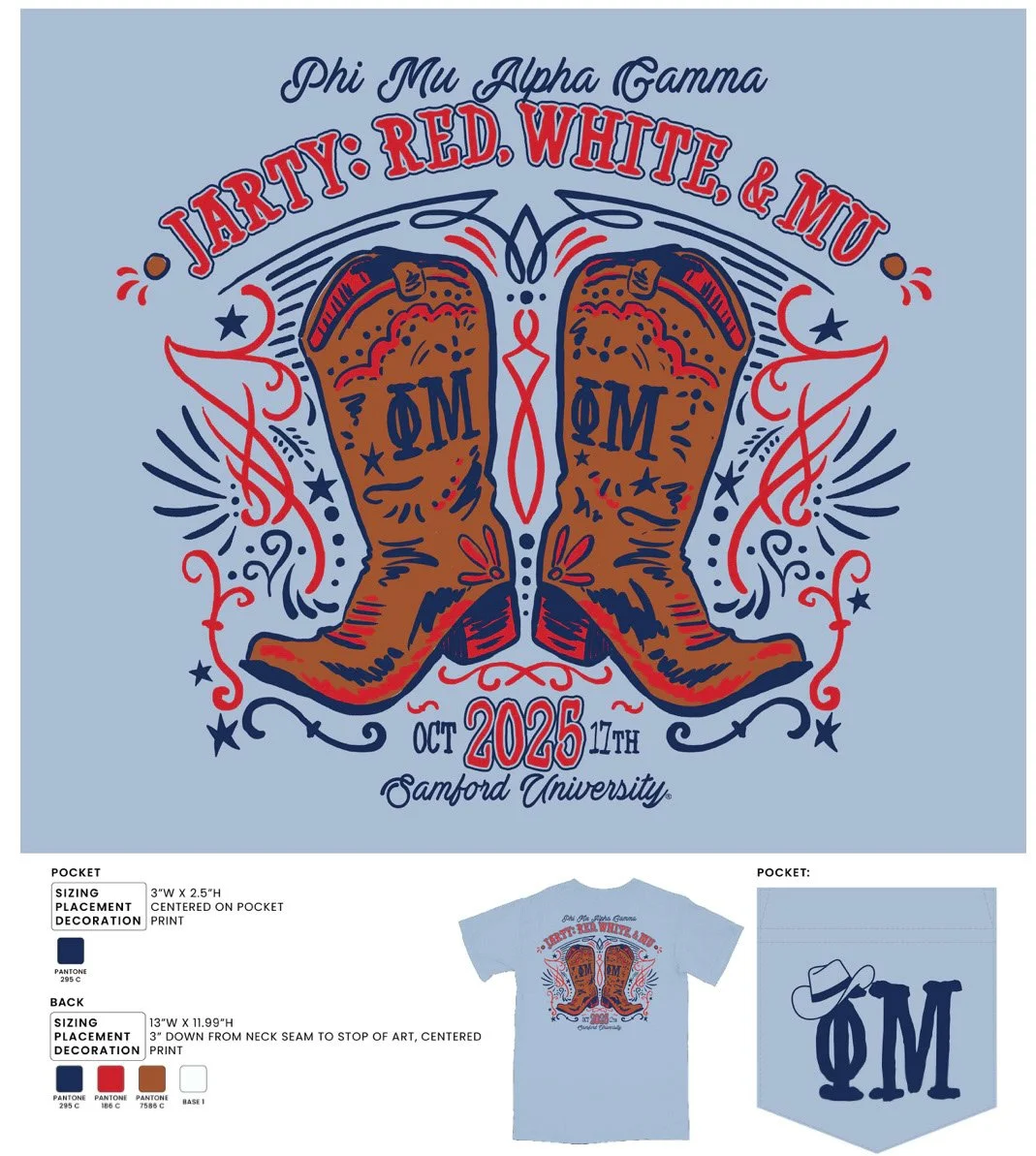 Phi Mu Jarty Shirt
