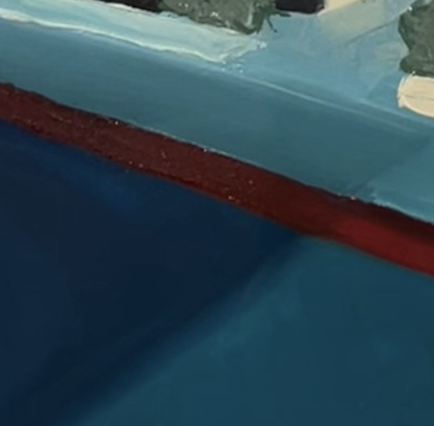 “California House” Oil Painting