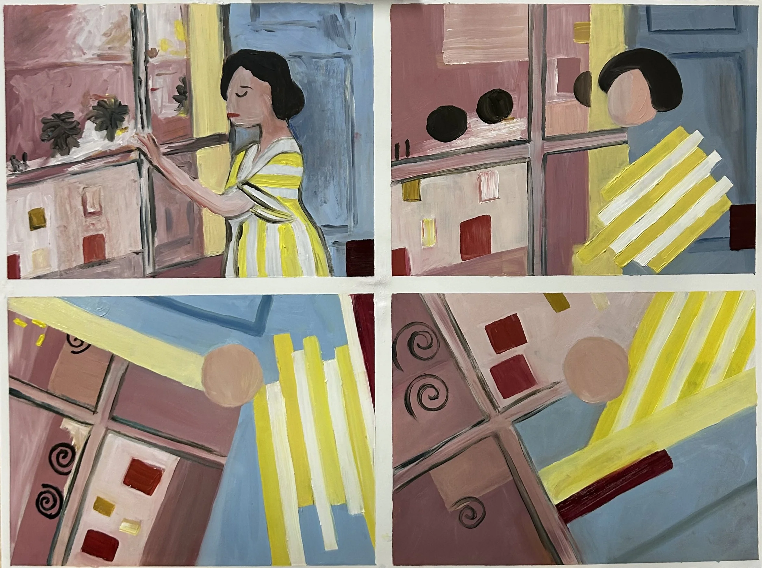 Stepped Abstraction Master Painting