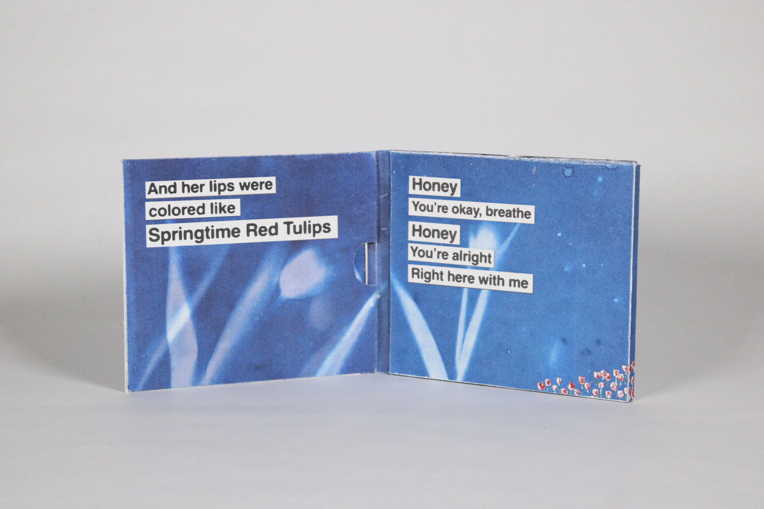 “Springtime Red Tulips” CD Packaging Inside