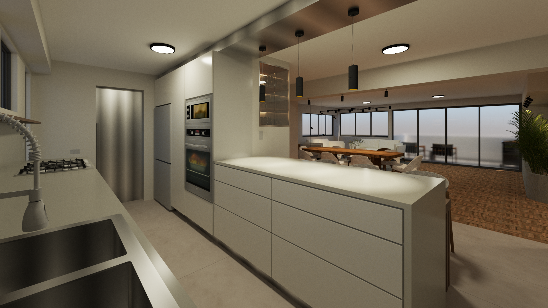 Apartamento PyM - Cocina