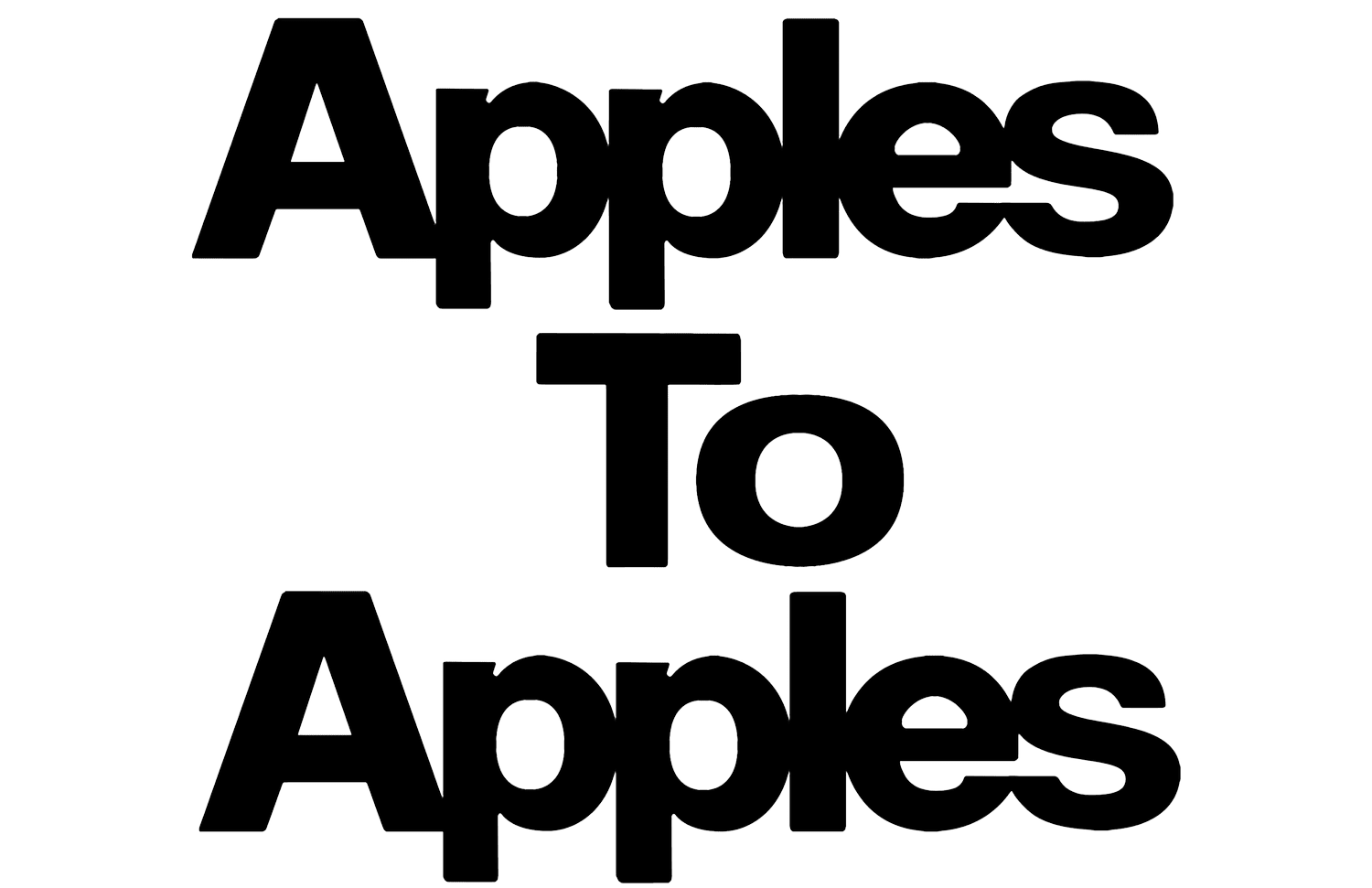 Apples To Apples Paris