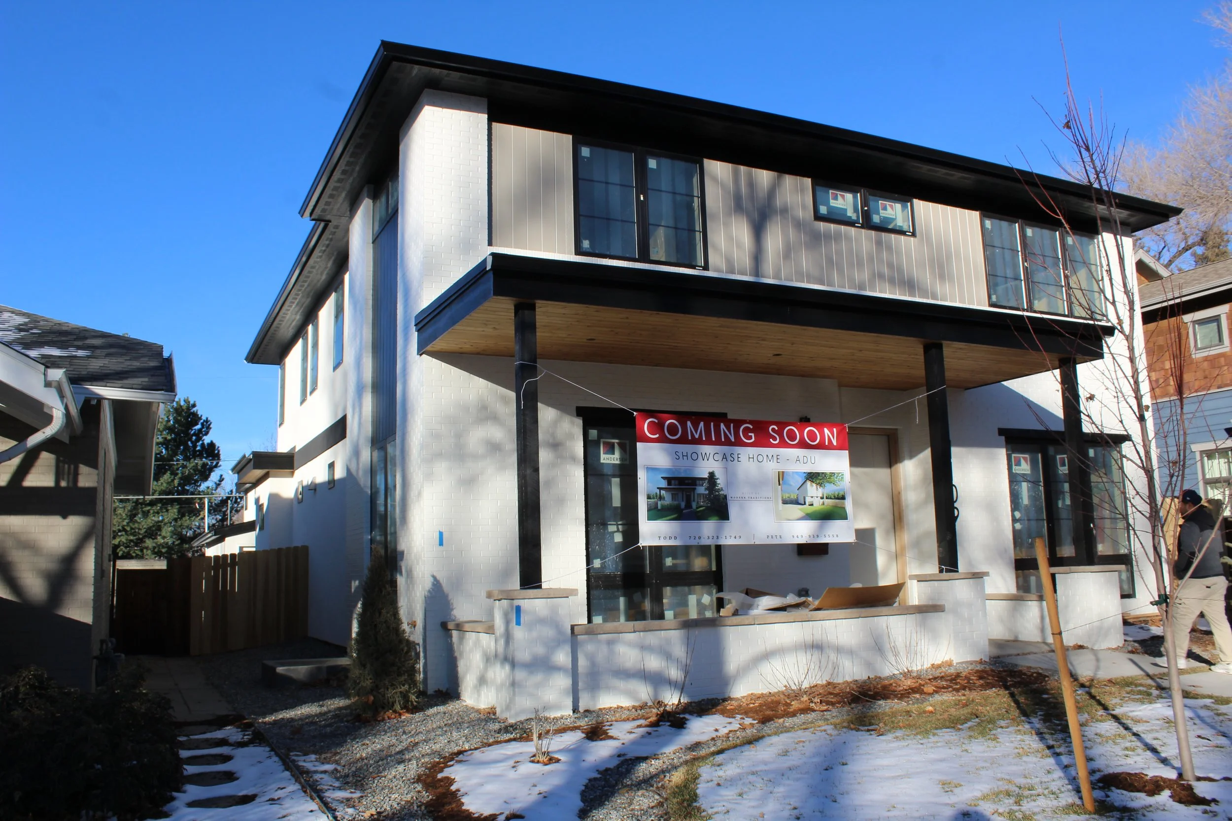 A professional and super detailed work with premium materials. This is a custom house constructed by Modern Traditions Inc     