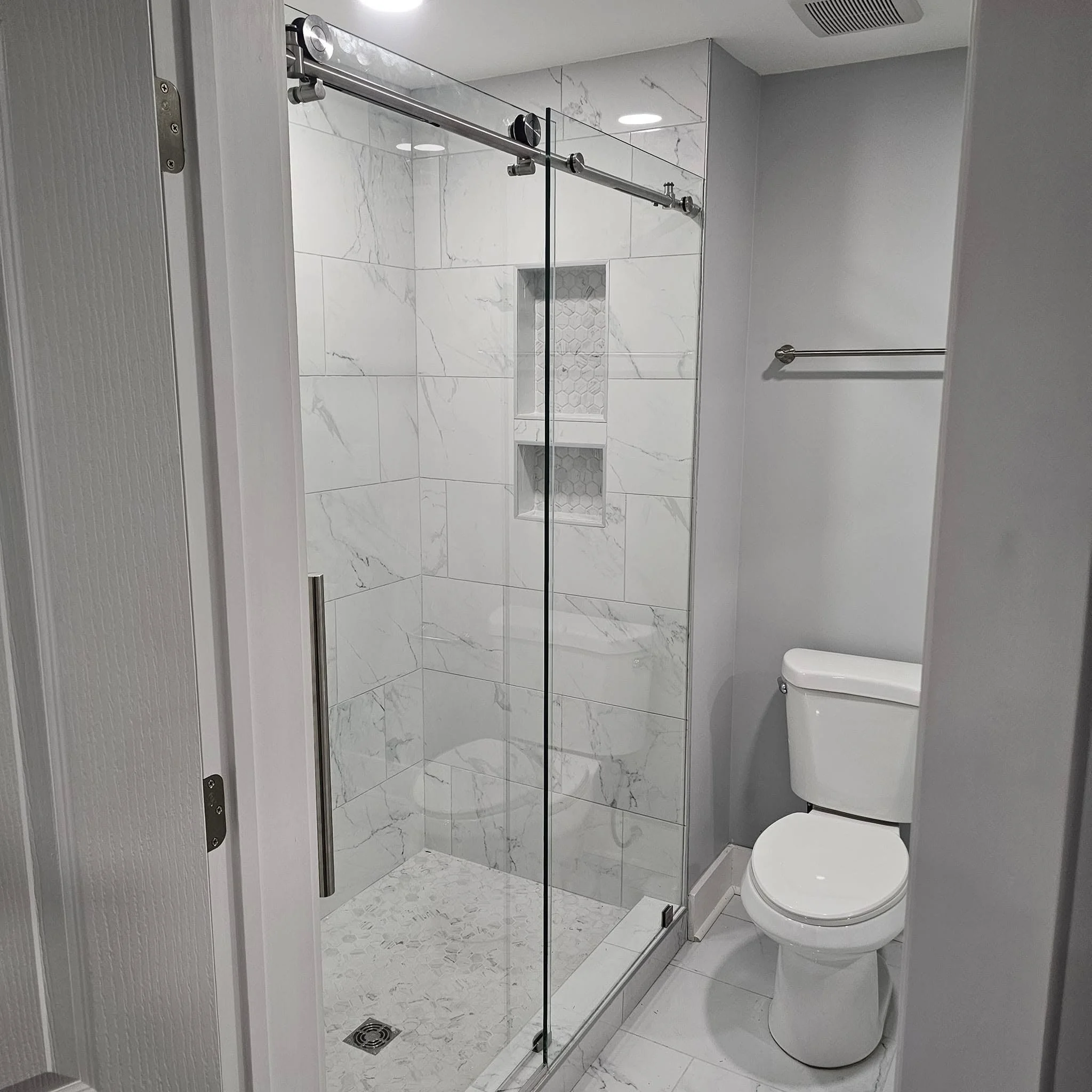 Bathroom Remodel with walk-in shower