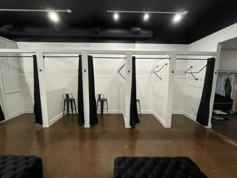 Dressing Rooms at Cape Cod Formals