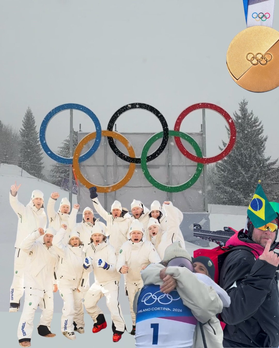 OLYMPIC CHAMPION 🥇🇧🇷

Slowly realizing it. A once-in-a-lifetime experience. 

Life on the road; the yearly grind; missing family, friends, Birthdays and weddings; chasing winter all year round. 
It all is worth it, when you see how hard work and d
