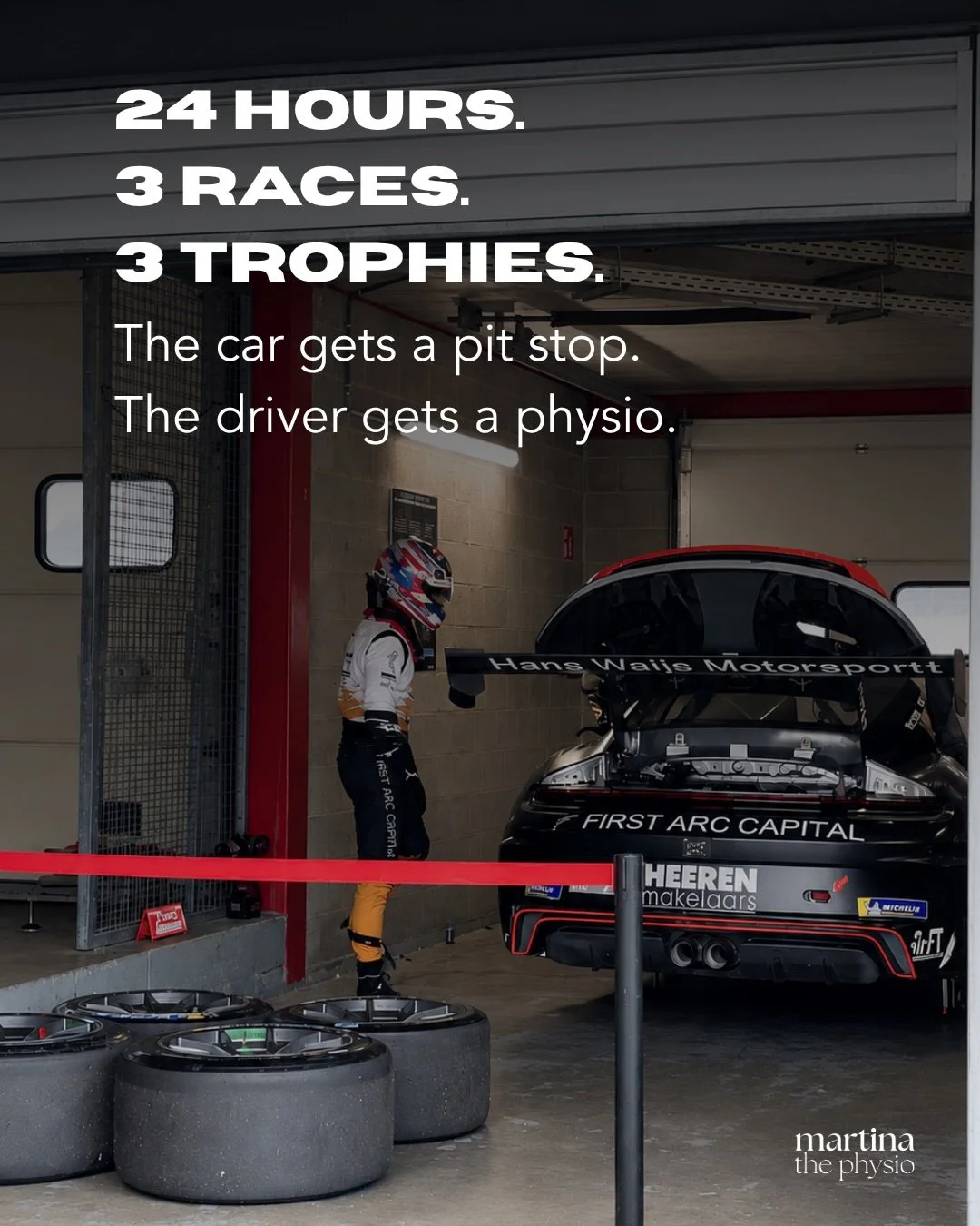 Exchanging clinic for race tracks. 🏁
Crazy. Hectic. Loud and fun. 🏎️

24hrs of trophy-hunting with Paul and the crew. 🏆

When are we gonna do it again??

#motorsport #physiolife #24hn&uuml;rburgring #gtcup #porscheracing