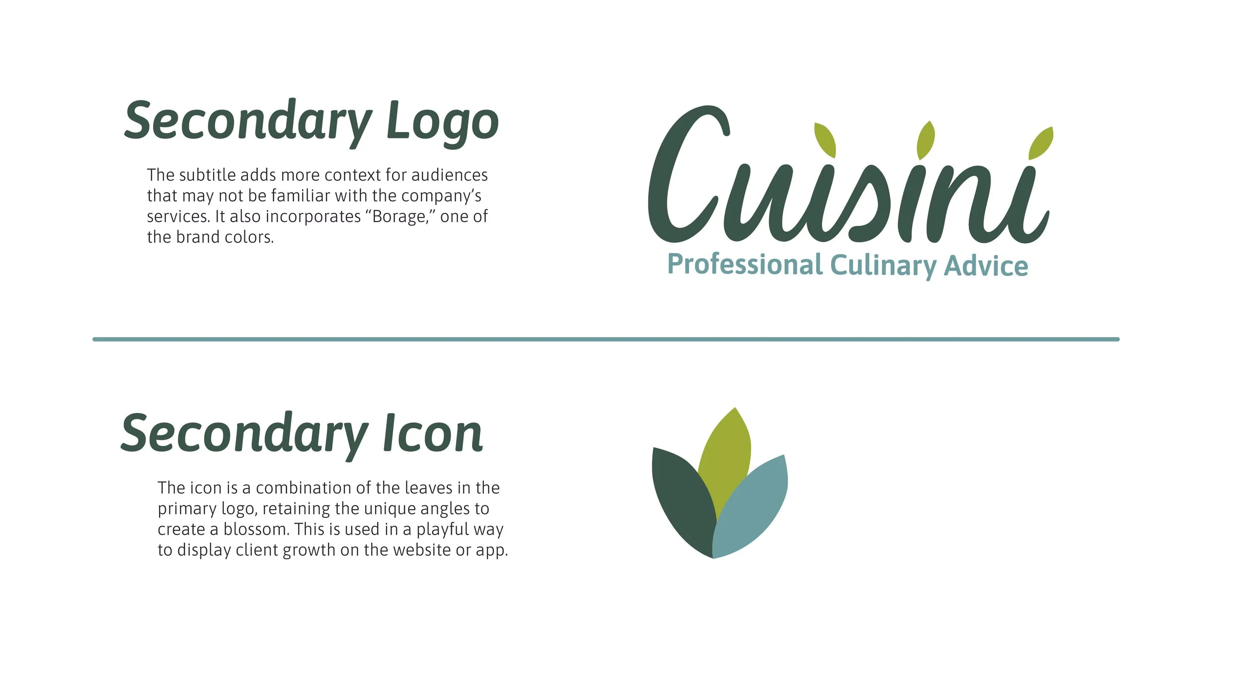 Cuisini Secondary Logo and Icon
