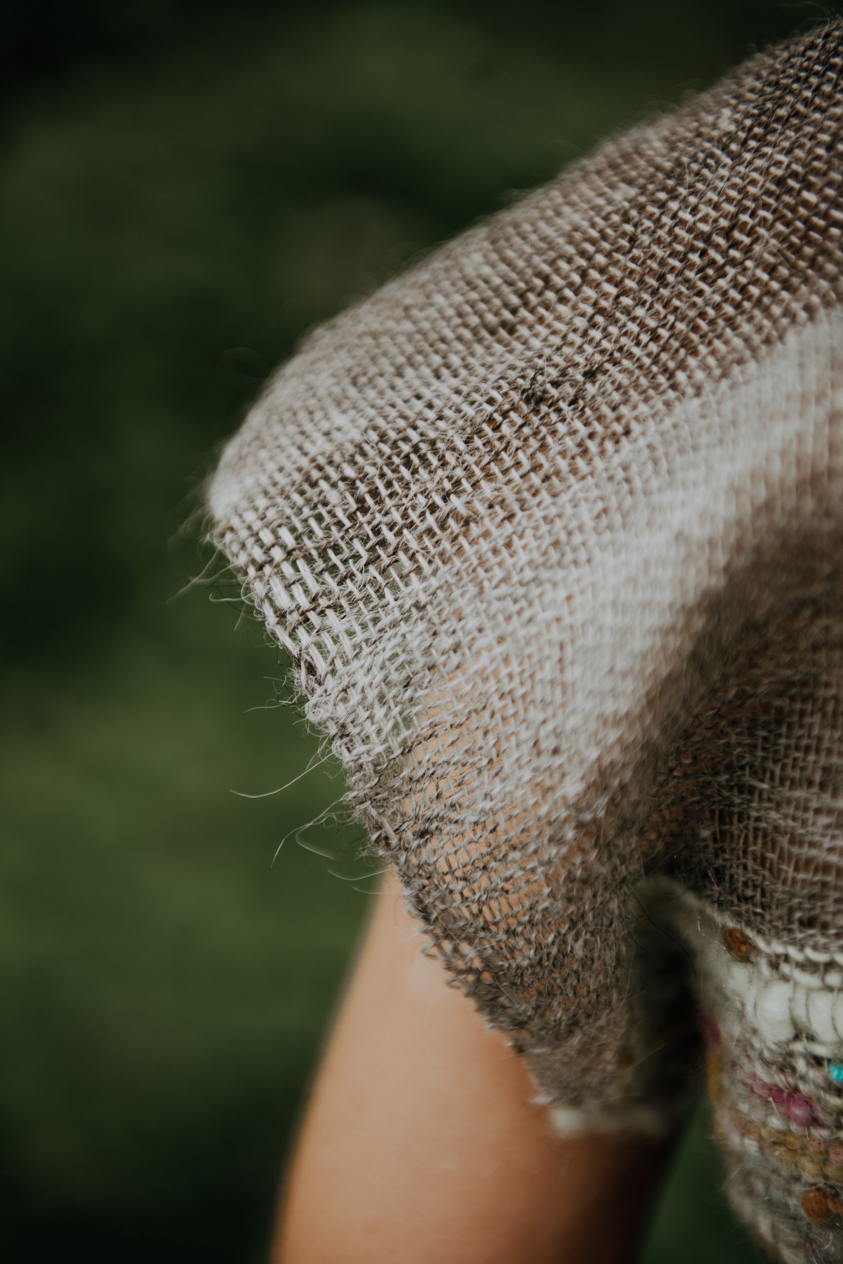 The repetitive rhythm of weaving quiets the mind and anchors you in the moment.