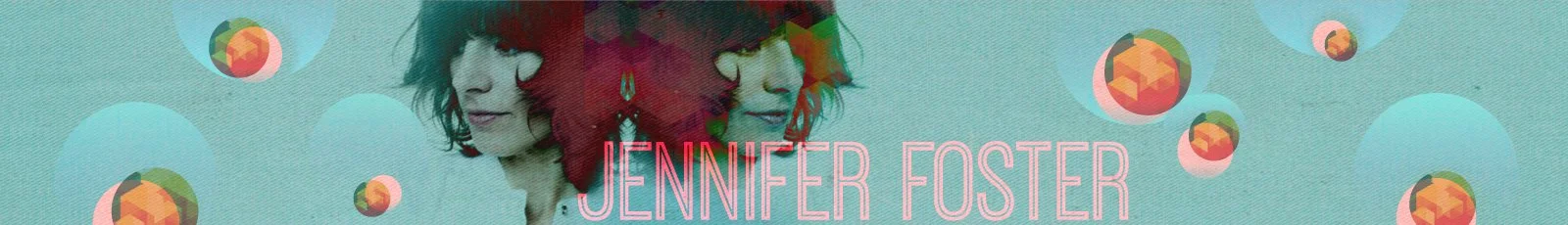 WEBSITE BANNER FOR CANADIAN SINGER-SONGWRITER JENNIFER FOSTER