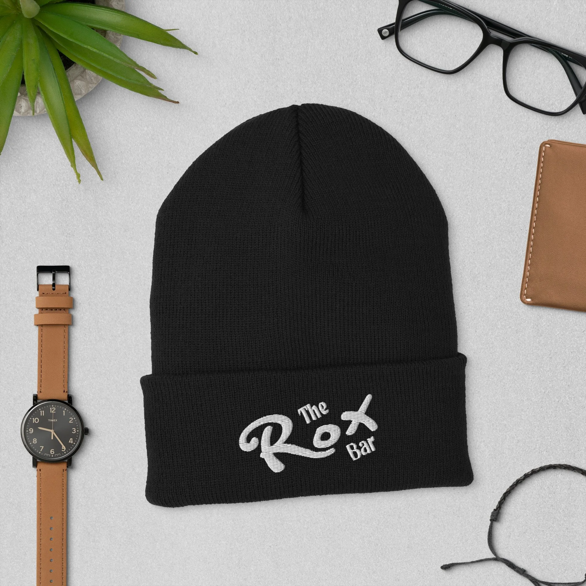 Rox Bar Cuffed Beanie