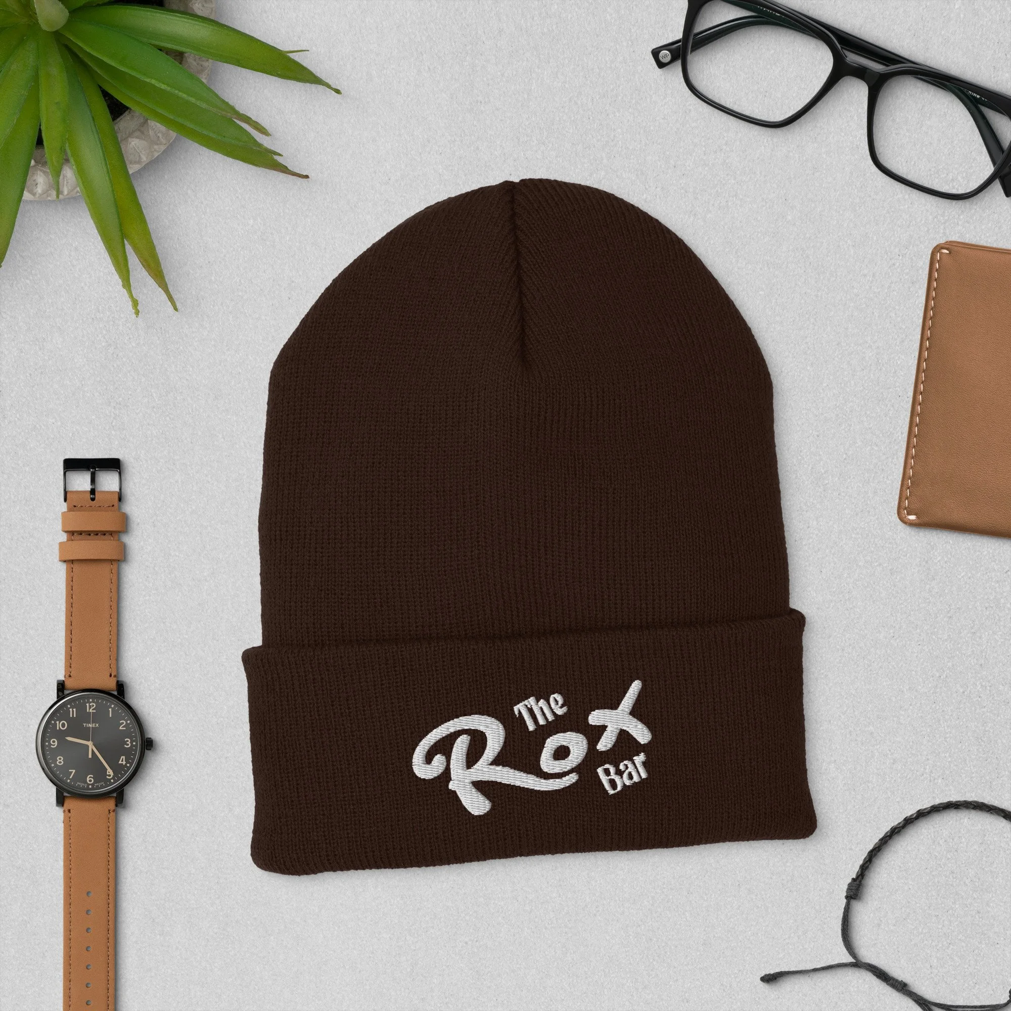 Rox Bar Cuffed Beanie