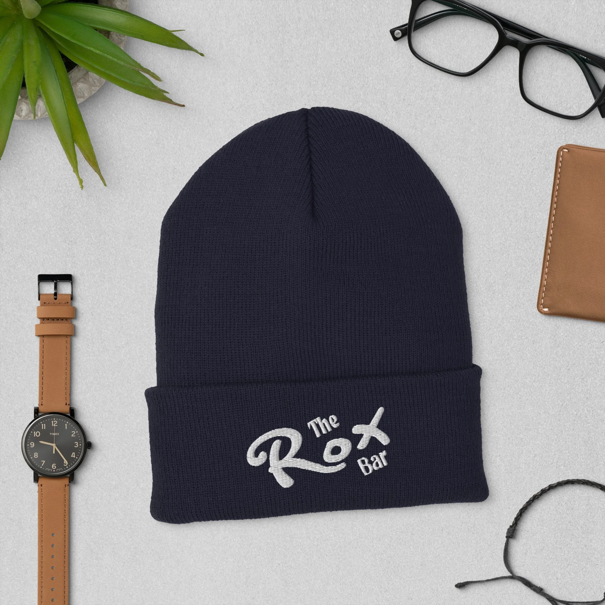 Rox Bar Cuffed Beanie