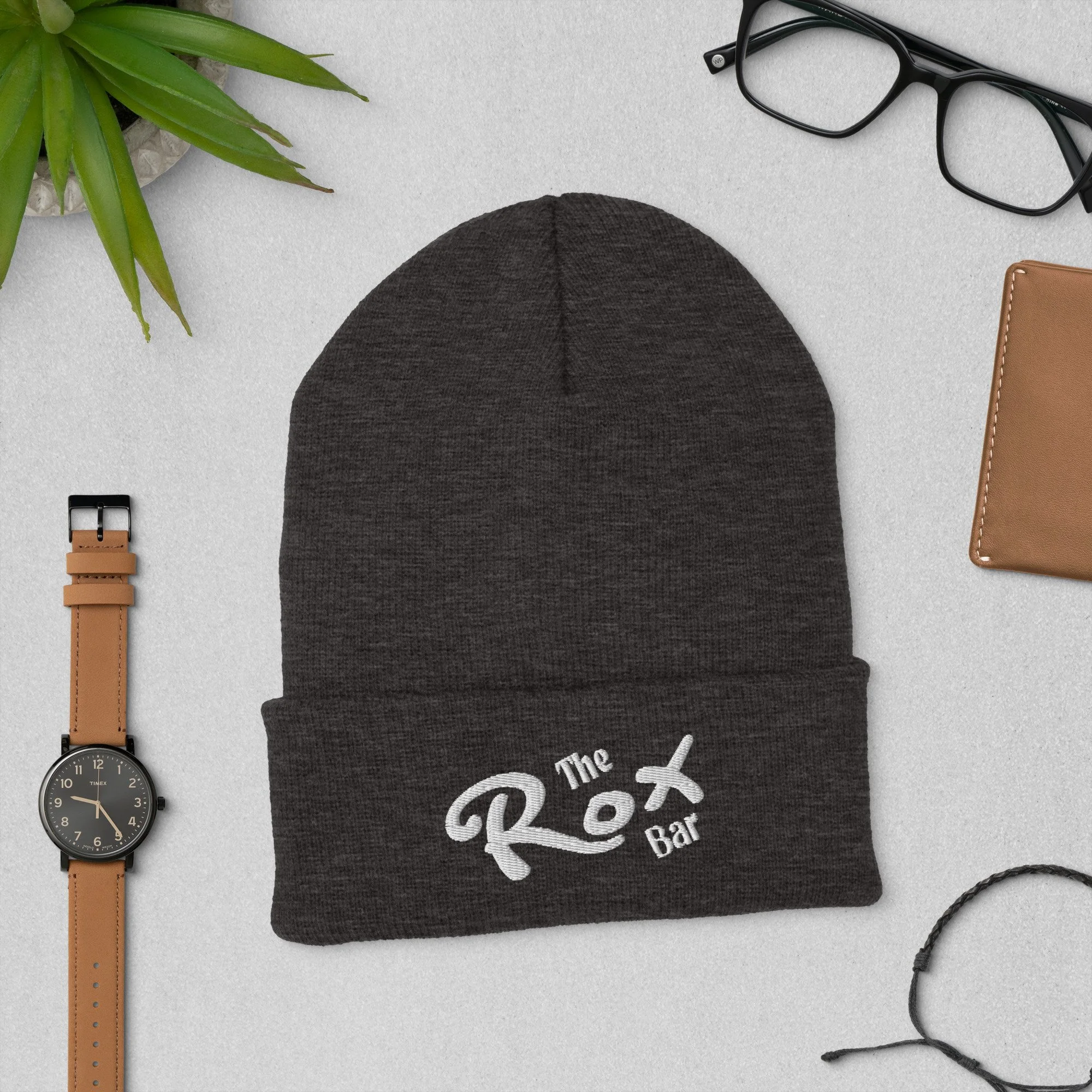 Rox Bar Cuffed Beanie