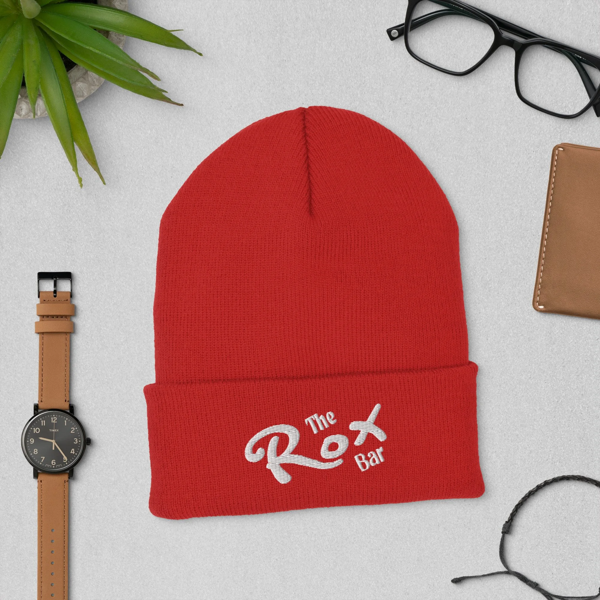 Rox Bar Cuffed Beanie