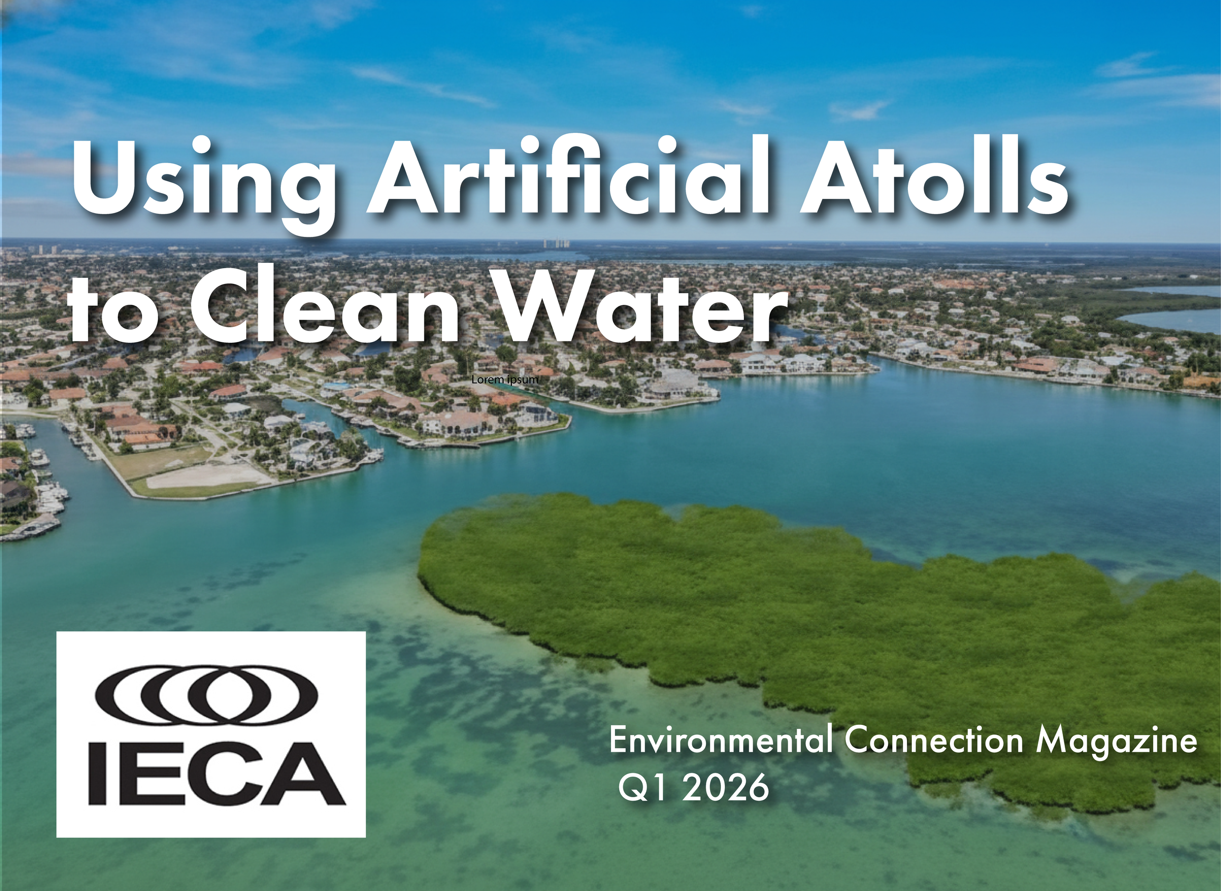 Using Artificial Atolls to Clean Water
