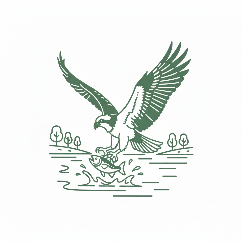 Osprey Catching Fish