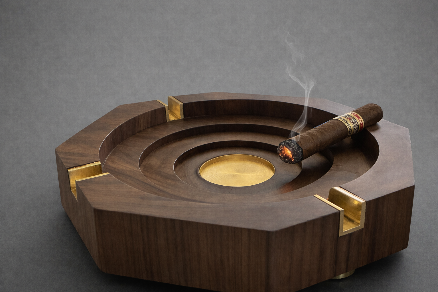 Elegant cigar ashtray with smoked cigar.png