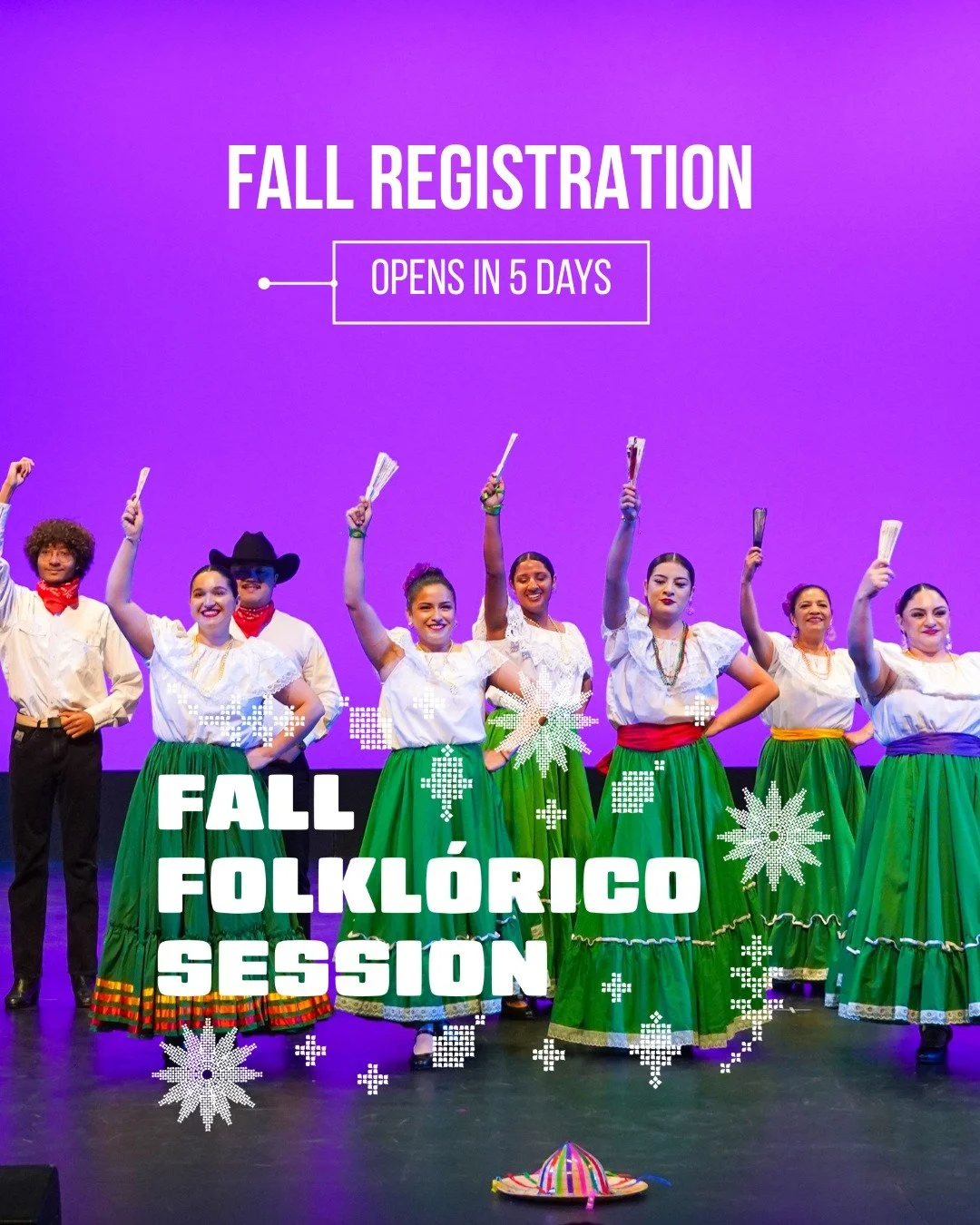 Fall Academy Session is coming!

Get ready for a new session filled with dance, music, and lots of learning. ✨
👀 Registration details are coming soon, so stay tuned for when and where to sign up.

We can&rsquo;t wait to see you in class! 🍂
---
&iex