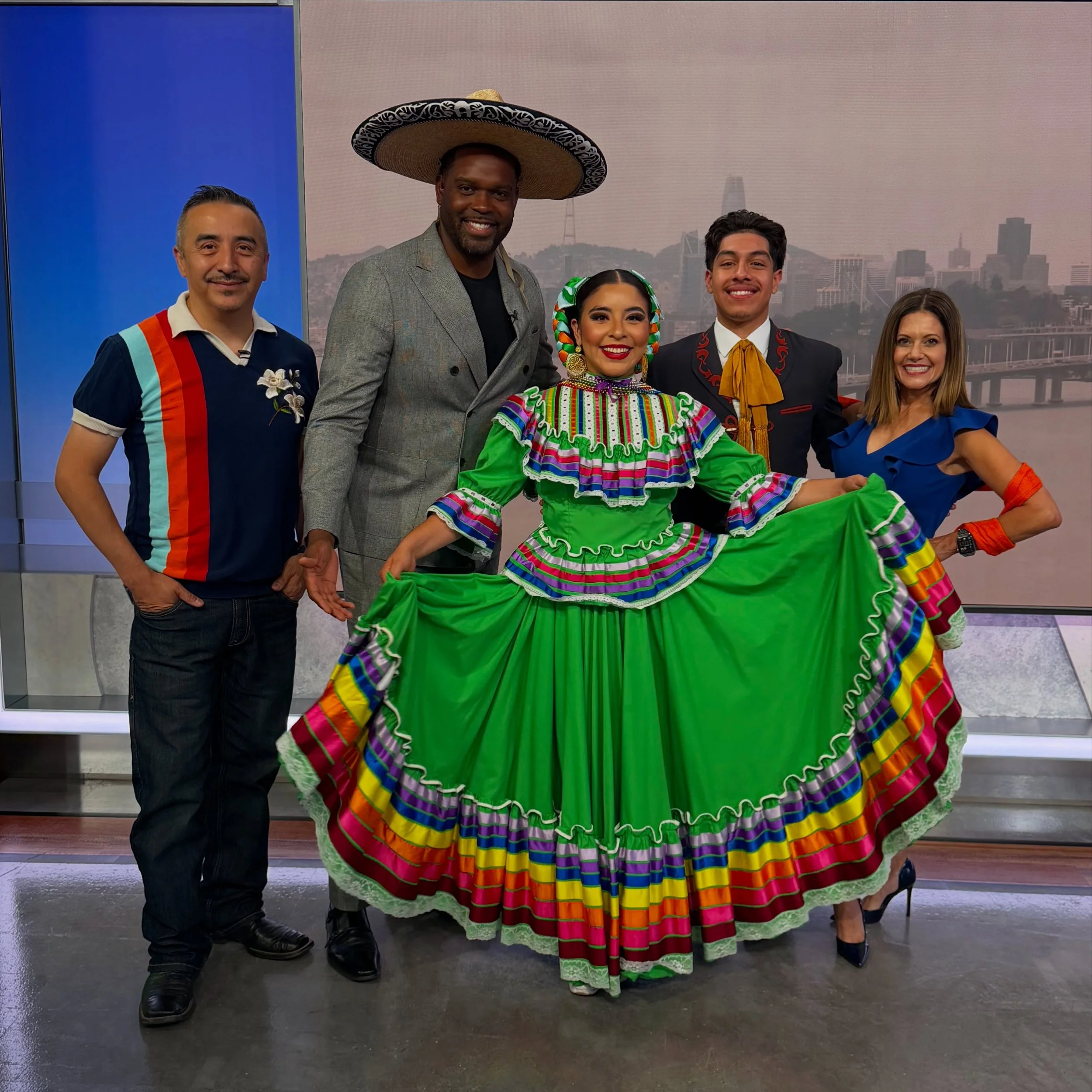 We spend this morning at @nbcbayarea promoting @worldartswest  Dance Festival at San Francisco&rsquo;s Presidio Tunnel Tops. It&rsquo;s free! See you this Sunday September 6 at 1 pm! Be on time @loslupenos will be opening the event!!
