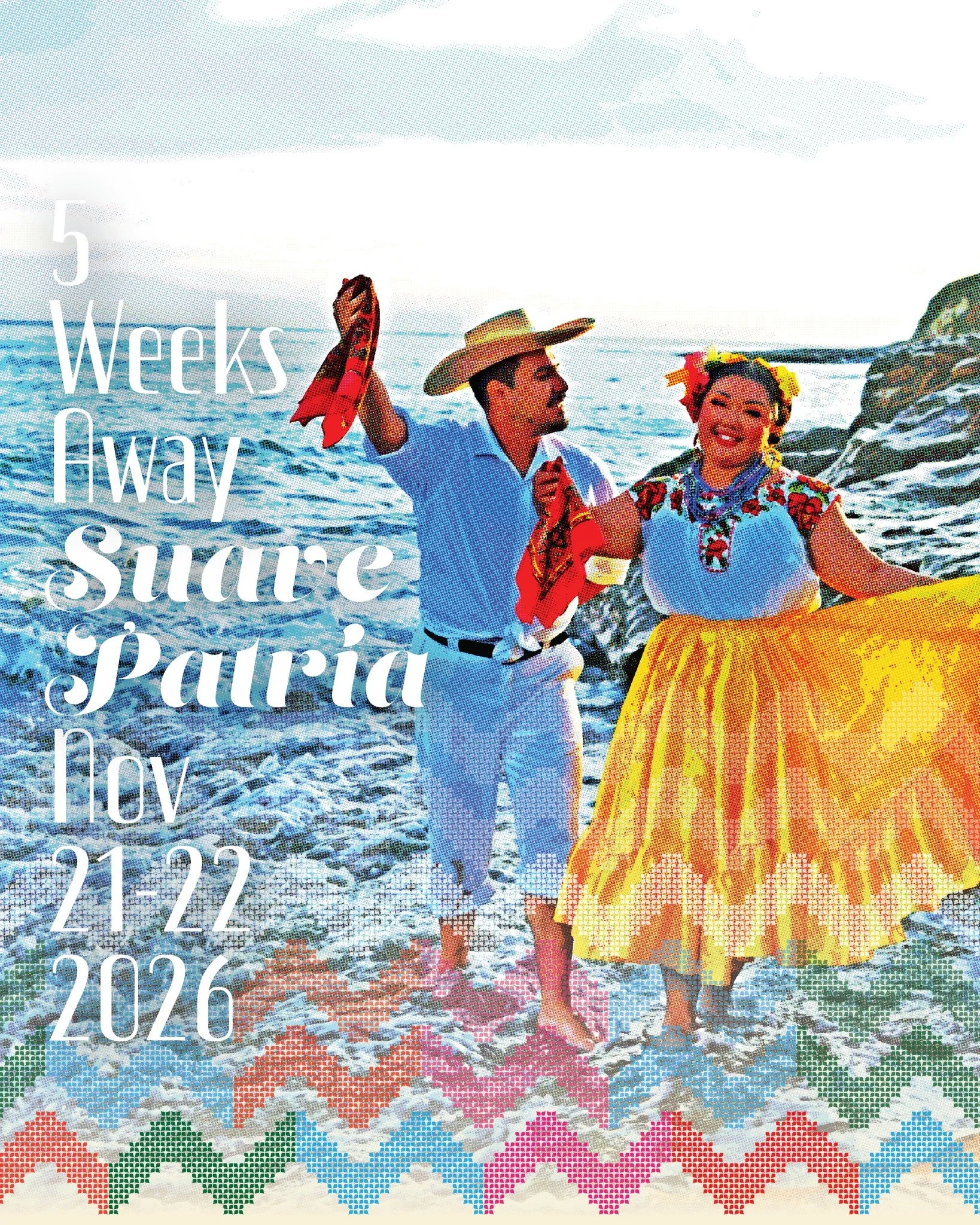 ✨ Only 5 weeks away! Get your tickets early for SUAVE PATRIA and experience the stories, traditions, and emotions live on stage.

📅 Saturday, November 21 at 8 PM
📅 Sunday, November 22 at 2 PM

🎟️ Link in bio to get your tickets!

---

✨ &iexcl;Fal