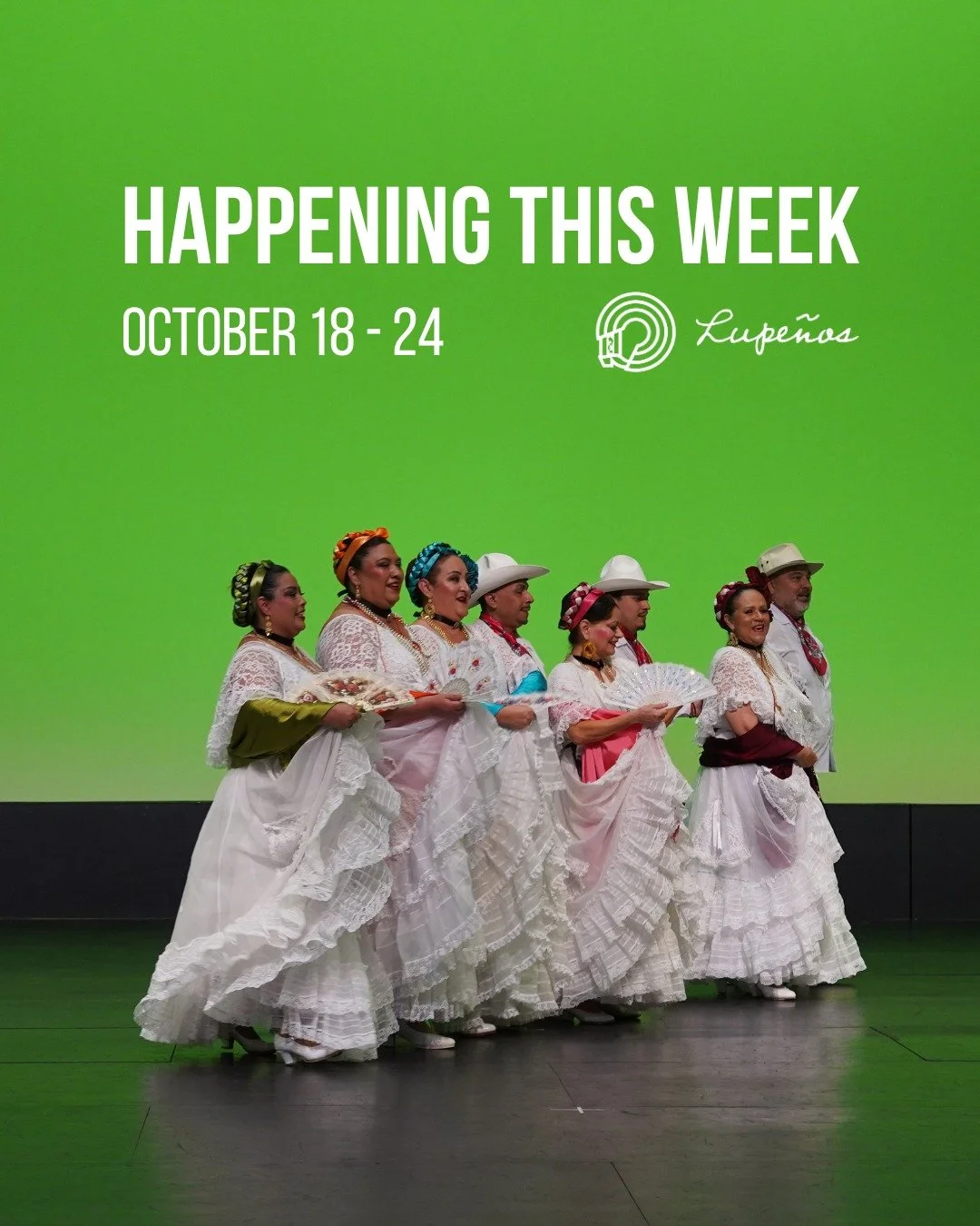 ✨ What&rsquo;s happening this week at Los Lupe&ntilde;os: October 18 &ndash; October 24 ✨

Avenida de Altares 💀🌼 RSVP | October 31
Check out @mhplazasj to RSVP and for more information 

Suave Patria 🌹 TICKETS ARE AVAILABLE | November 21&ndash;22
