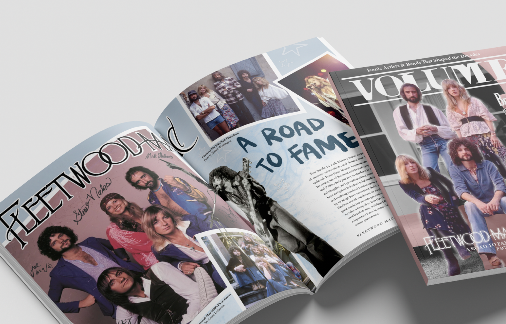 Fleetwood Mac Magazine Concept Design