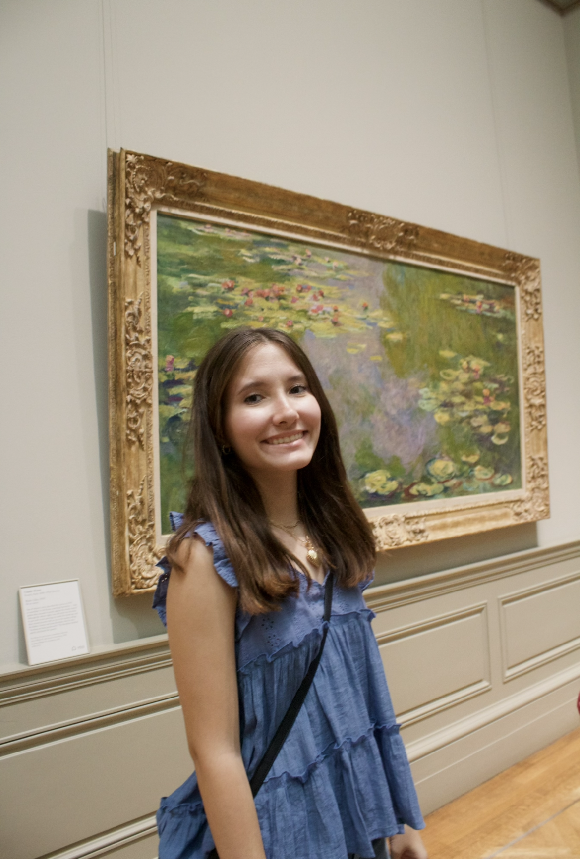 Image of Emily Coburn in the Metropolitan Museum of Art