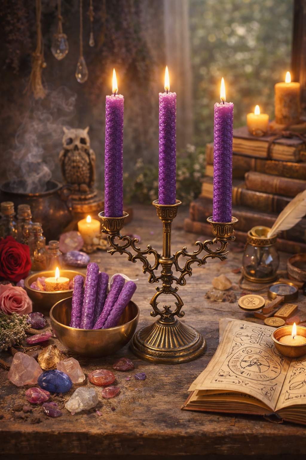 Bramble Mouth Spell Candle