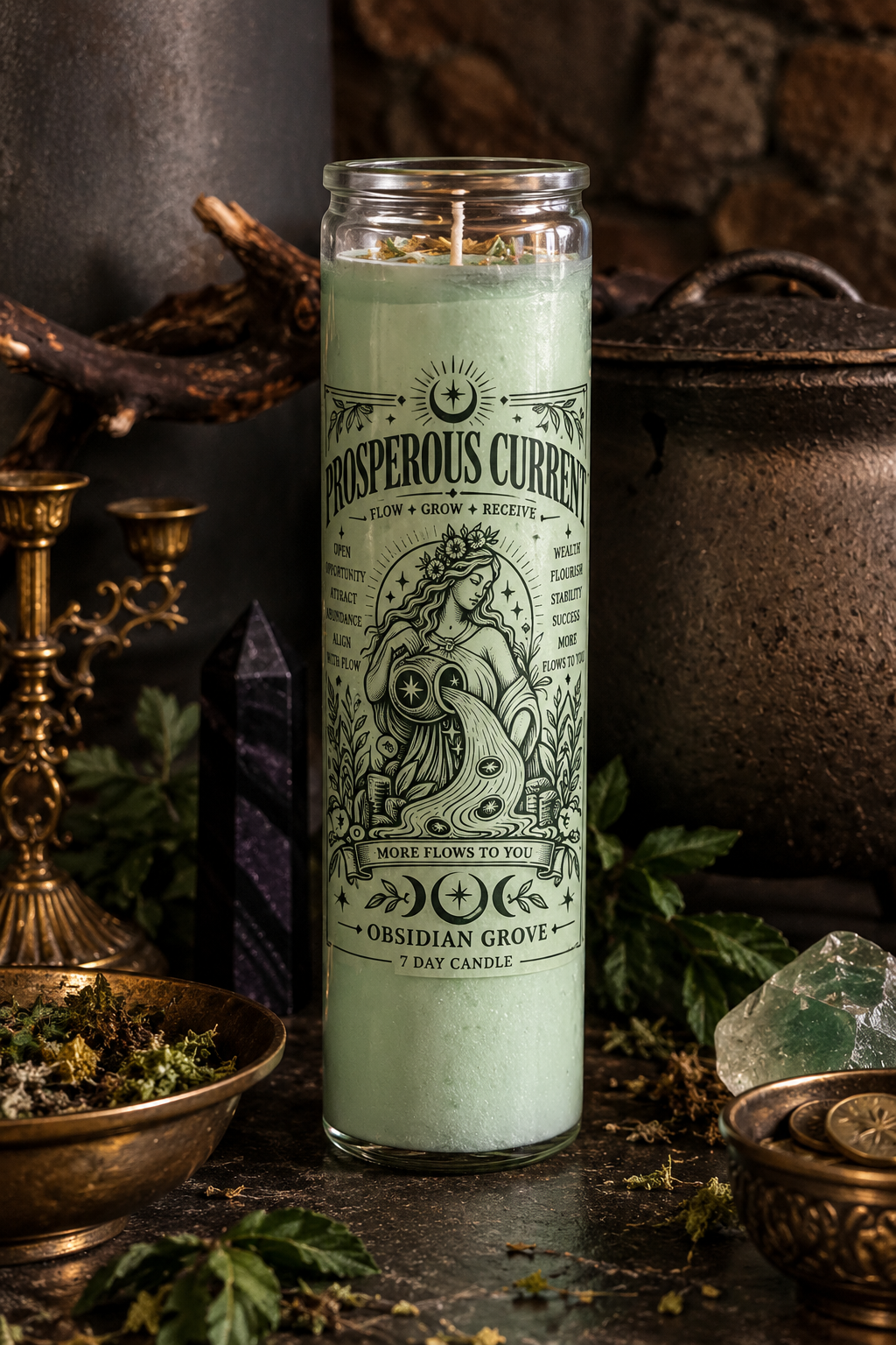 Prosperous Current 7 Day Candle