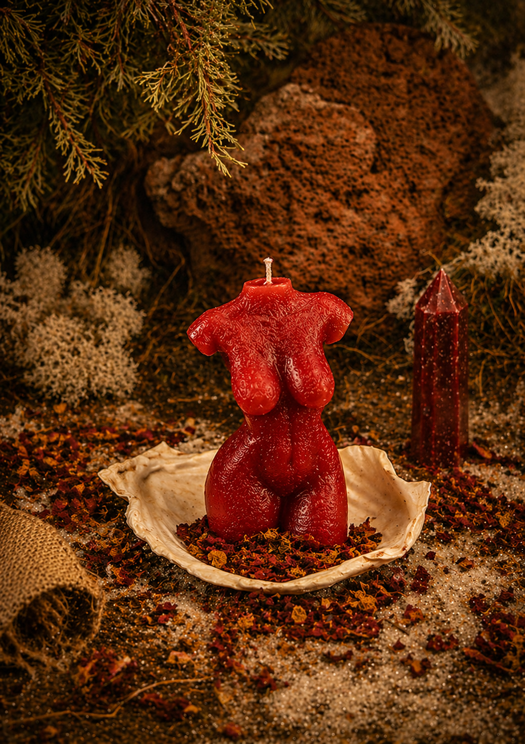 The Devine Feminine Candle Red.png