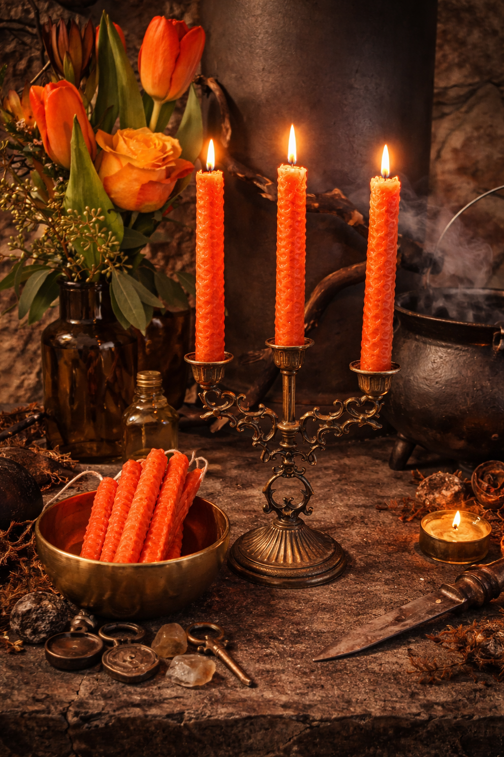 Removing Barriers Spell Candle