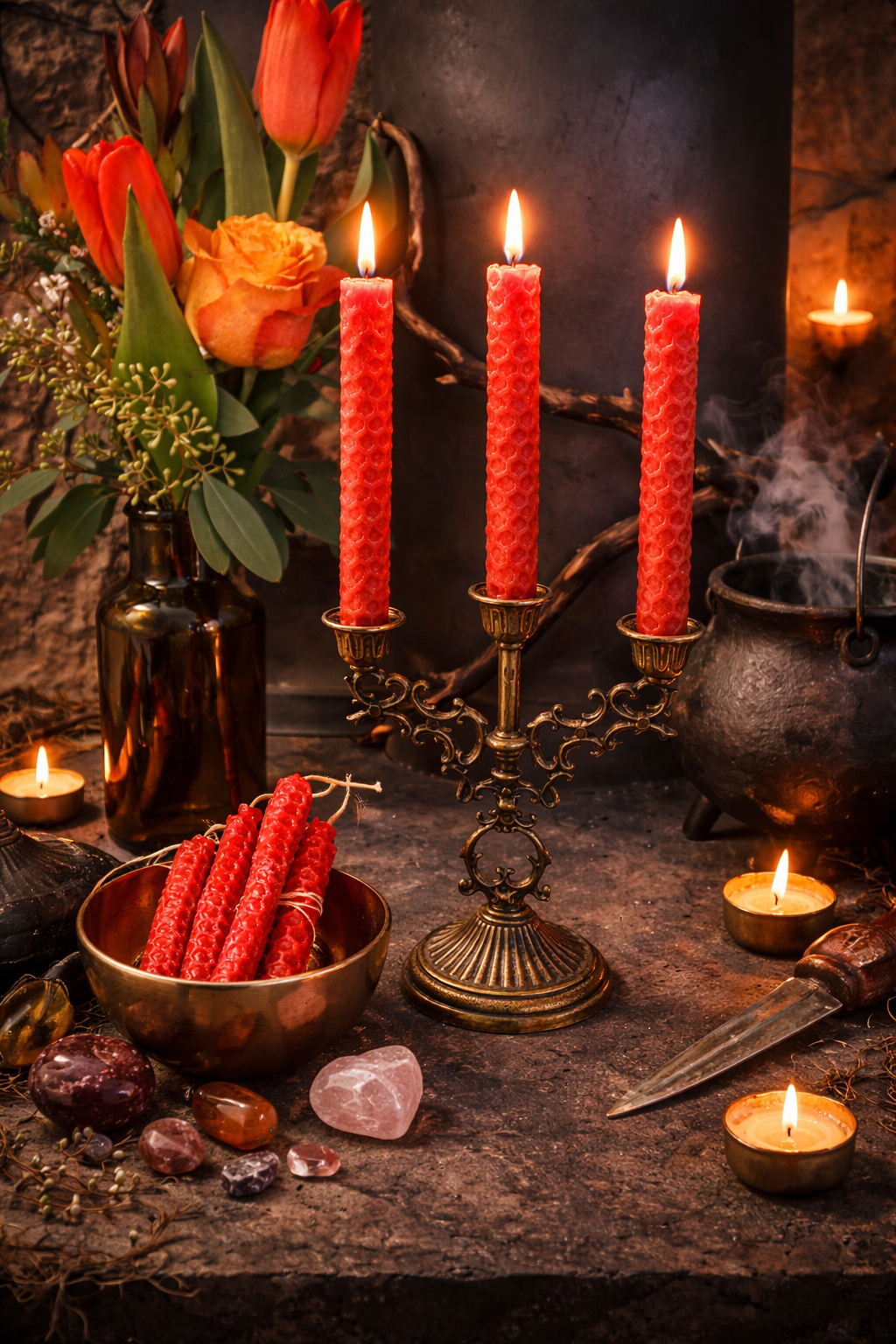 Attracting Personal Power Spell Candle