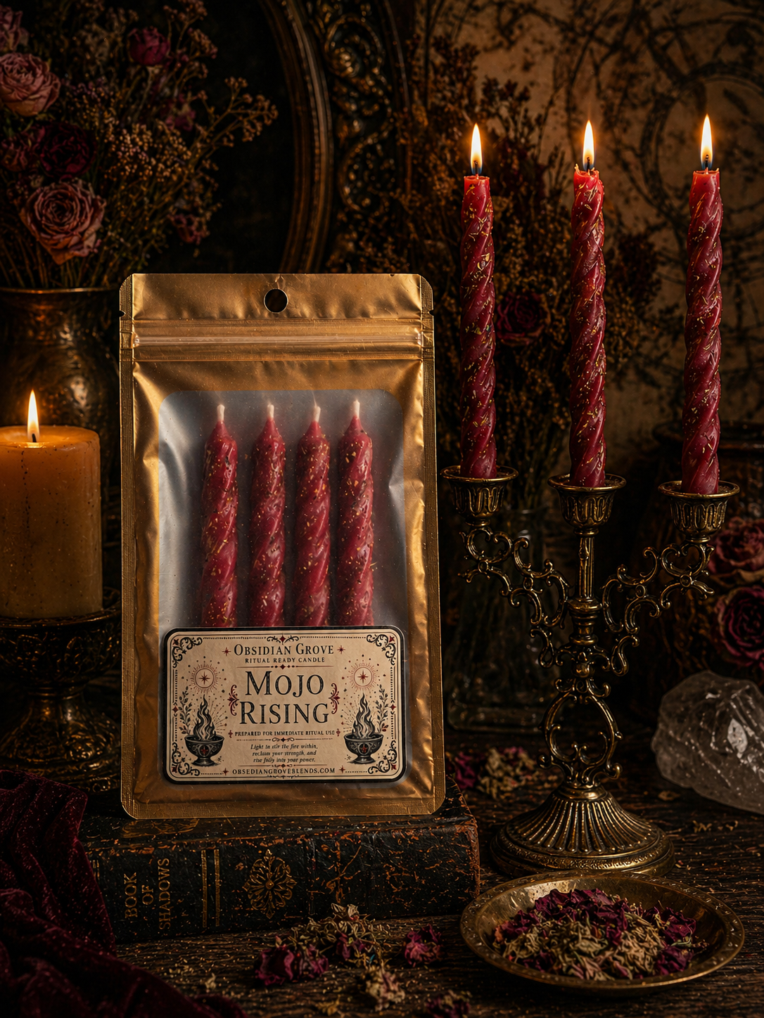 Mojo Rising Spell Candle