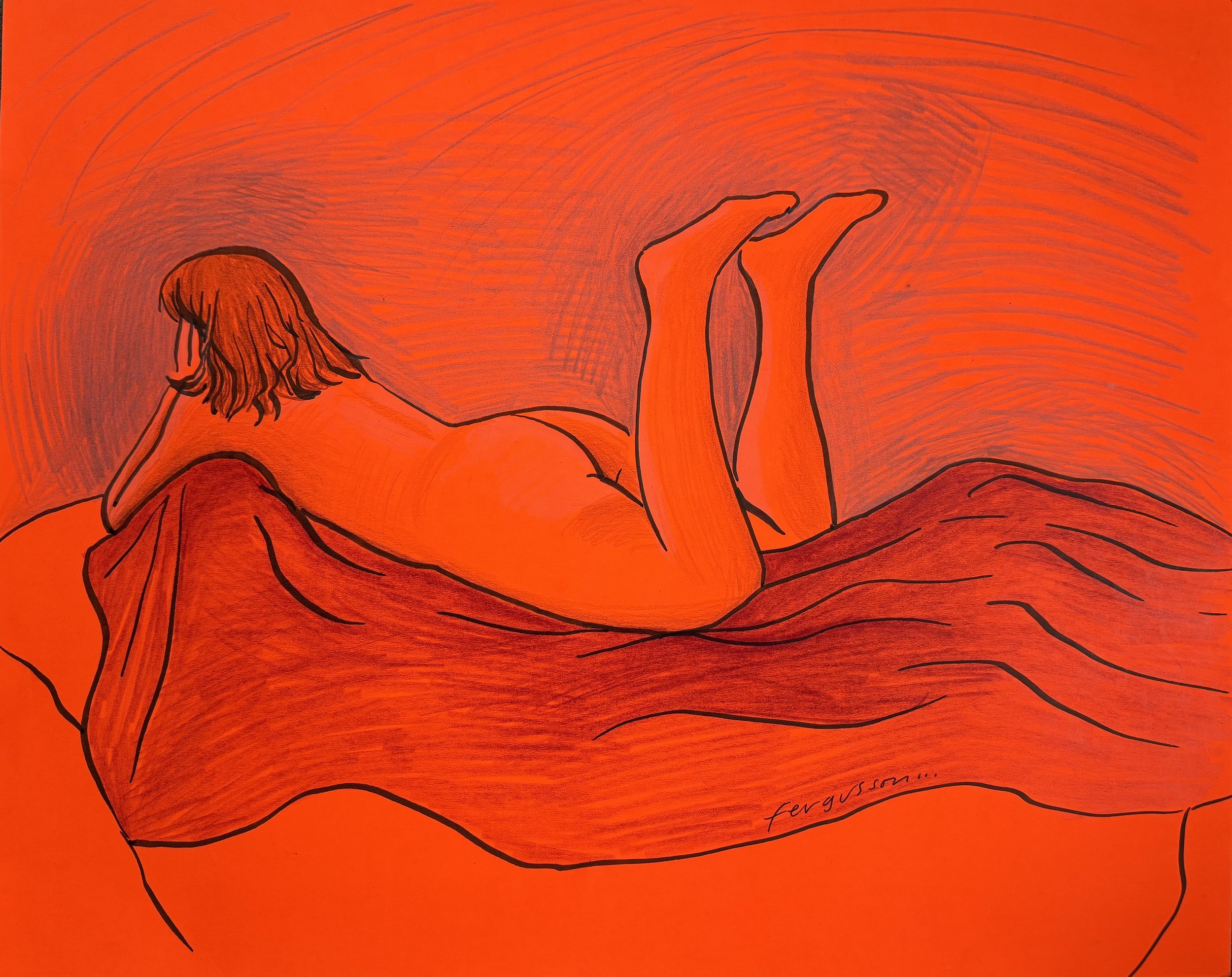 Life Model on Orange