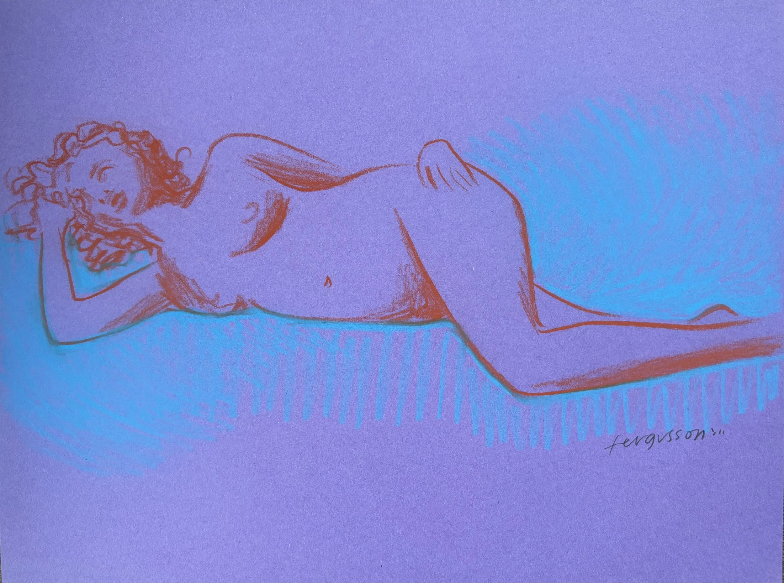 Life Model on Purple