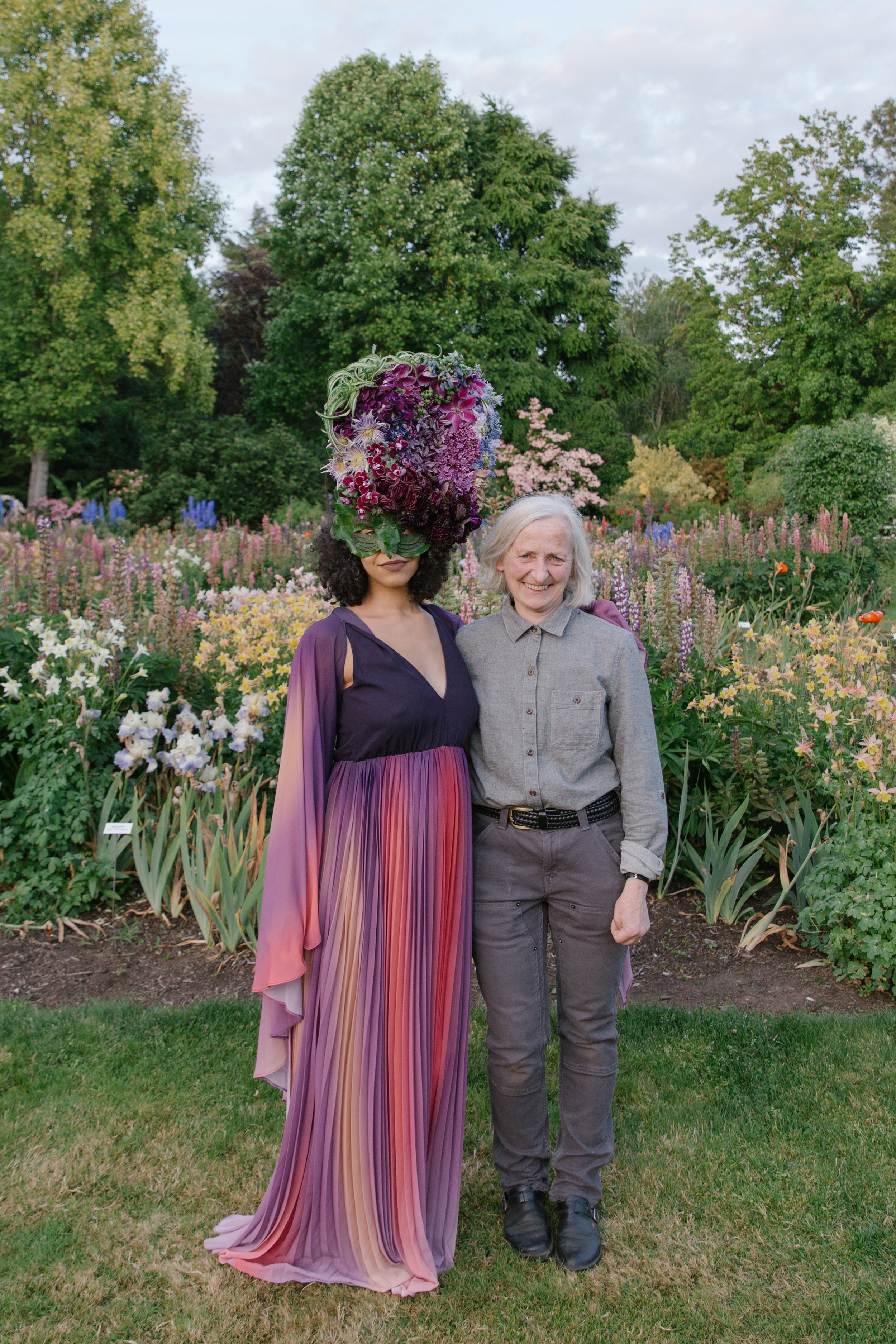 Francoise Weeks botanical fashion couture floral jewelry floral fashion 84