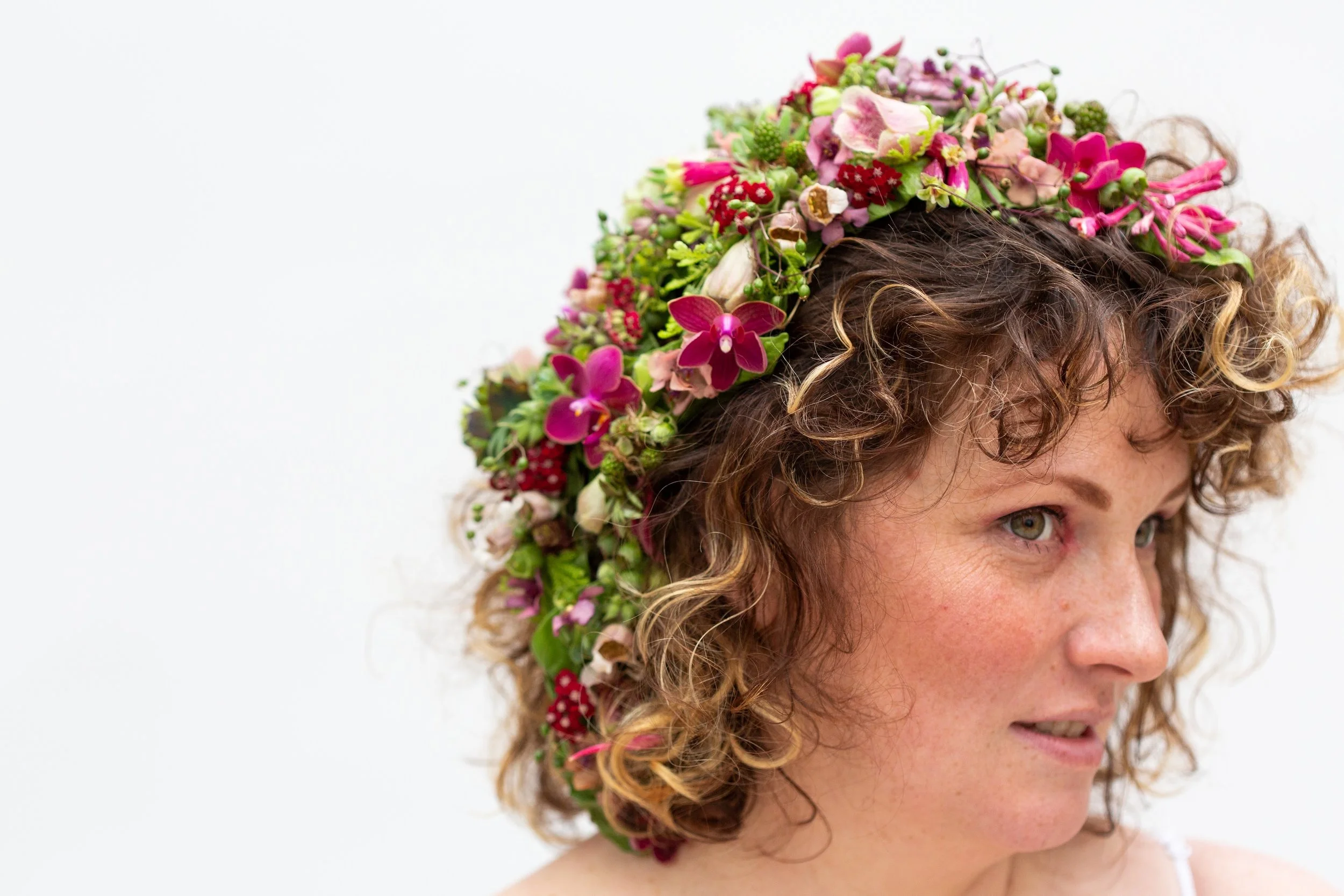 Francoise Weeks botanical fashion couture floral jewelry floral fashion 72