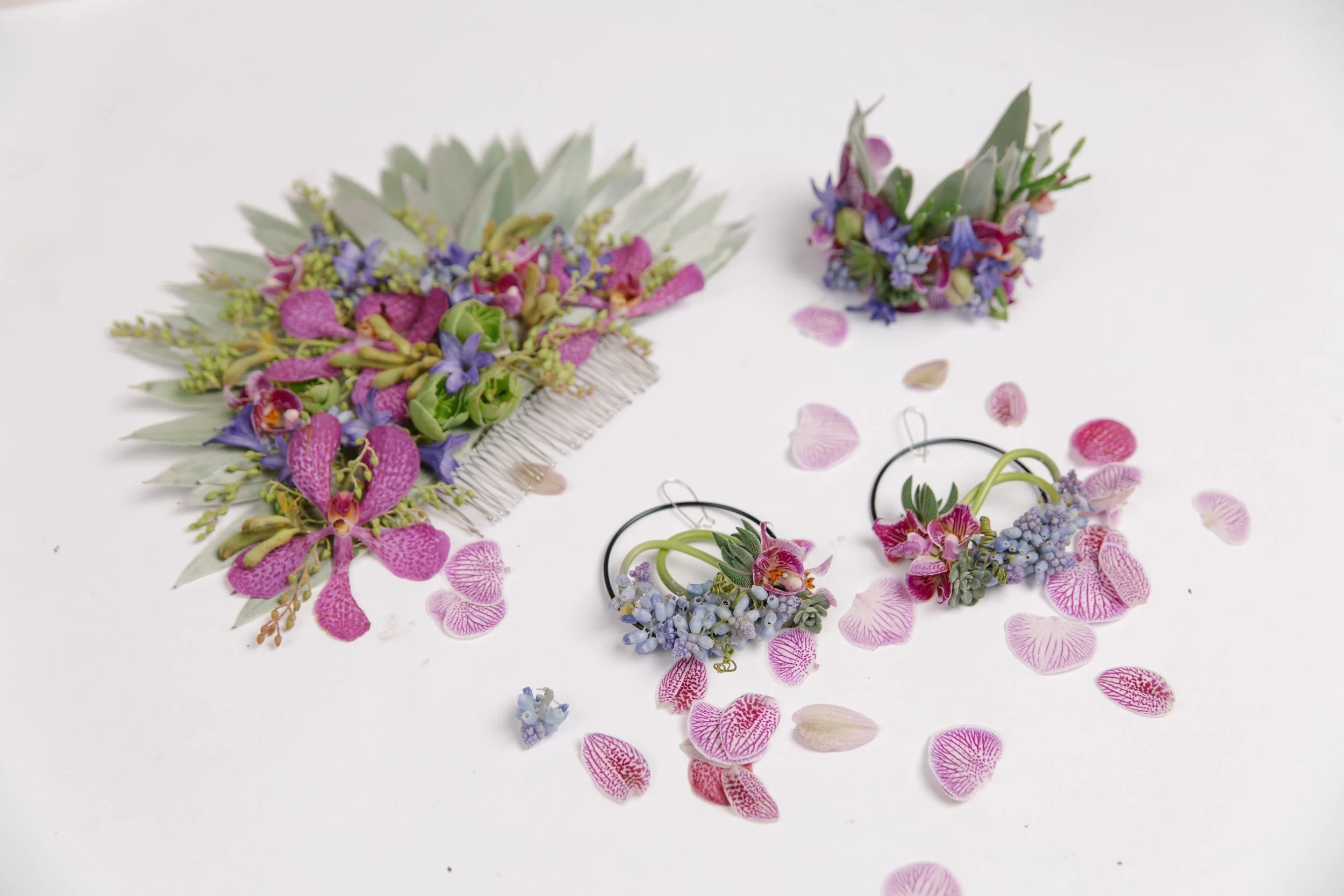 Francoise Weeks botanical fashion couture floral jewelry floral fashion 1026