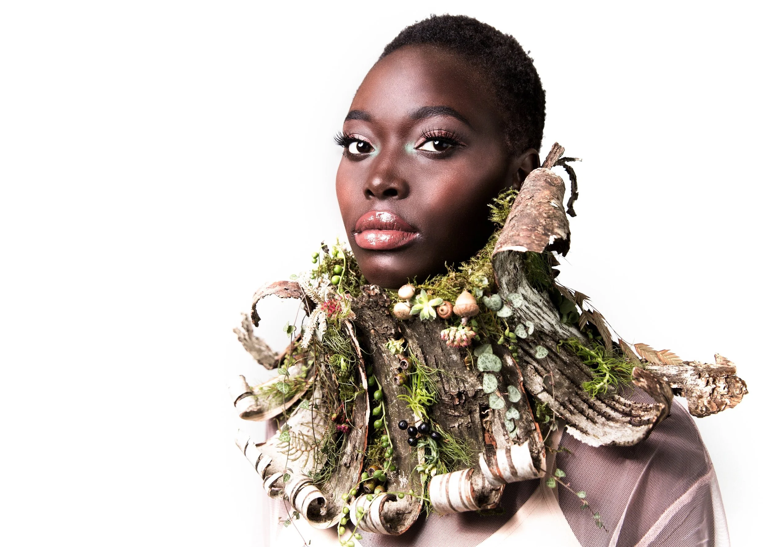 Francoise Weeks botanical fashion couture floral jewelry floral fashion 14