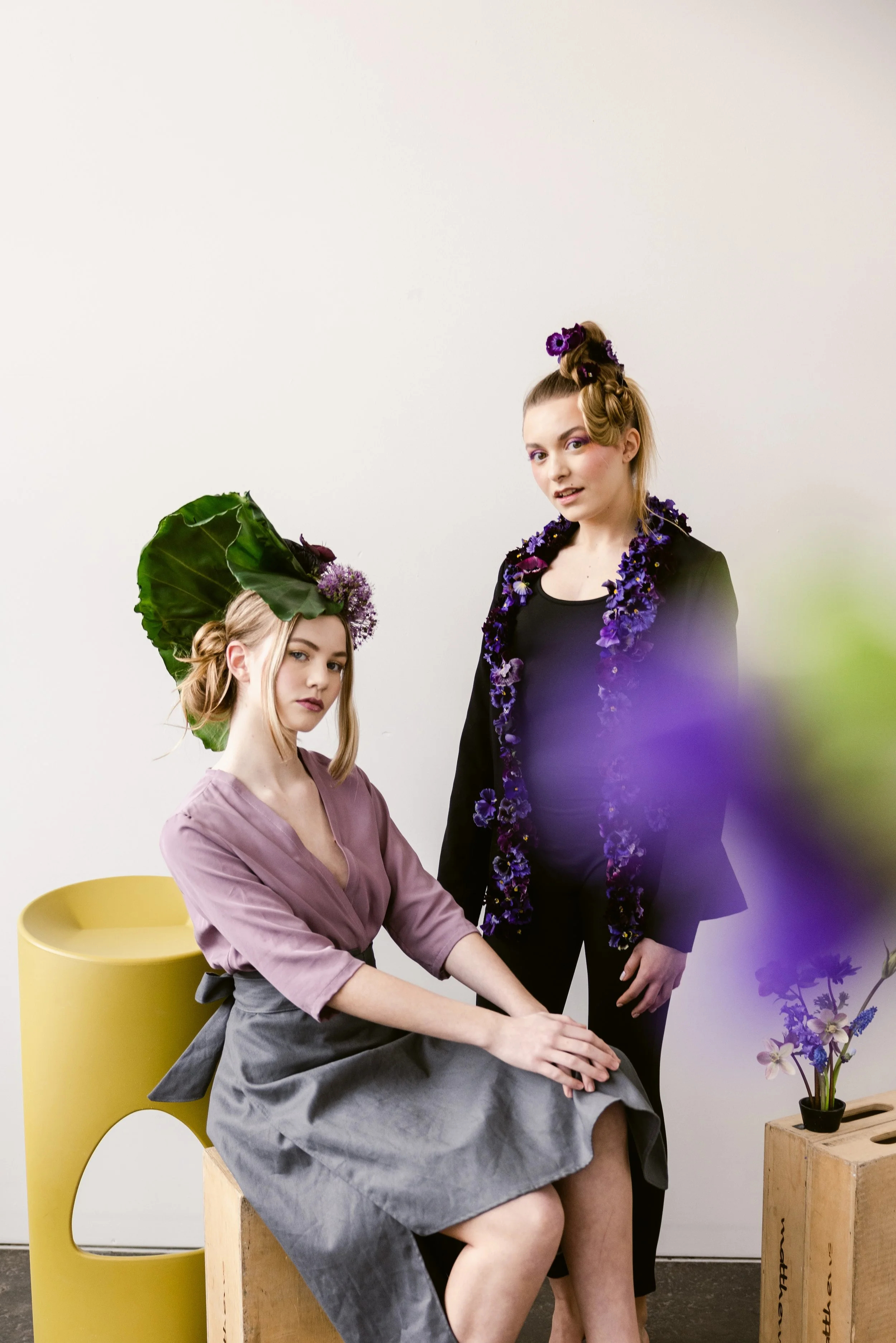 Francoise Weeks botanical fashion couture floral jewelry floral fashion 18