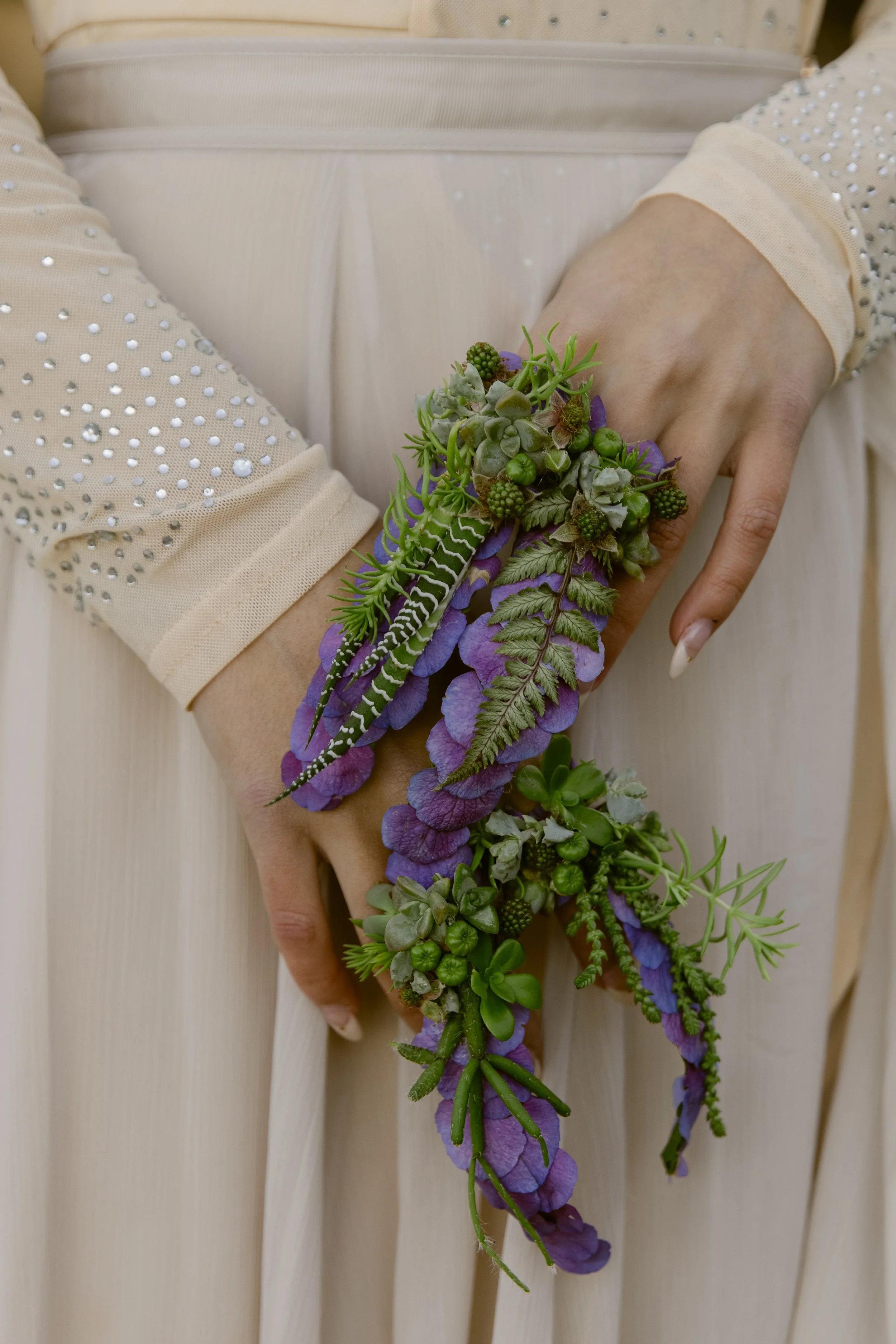 Francoise Weeks botanical fashion couture floral jewelry floral fashion 98