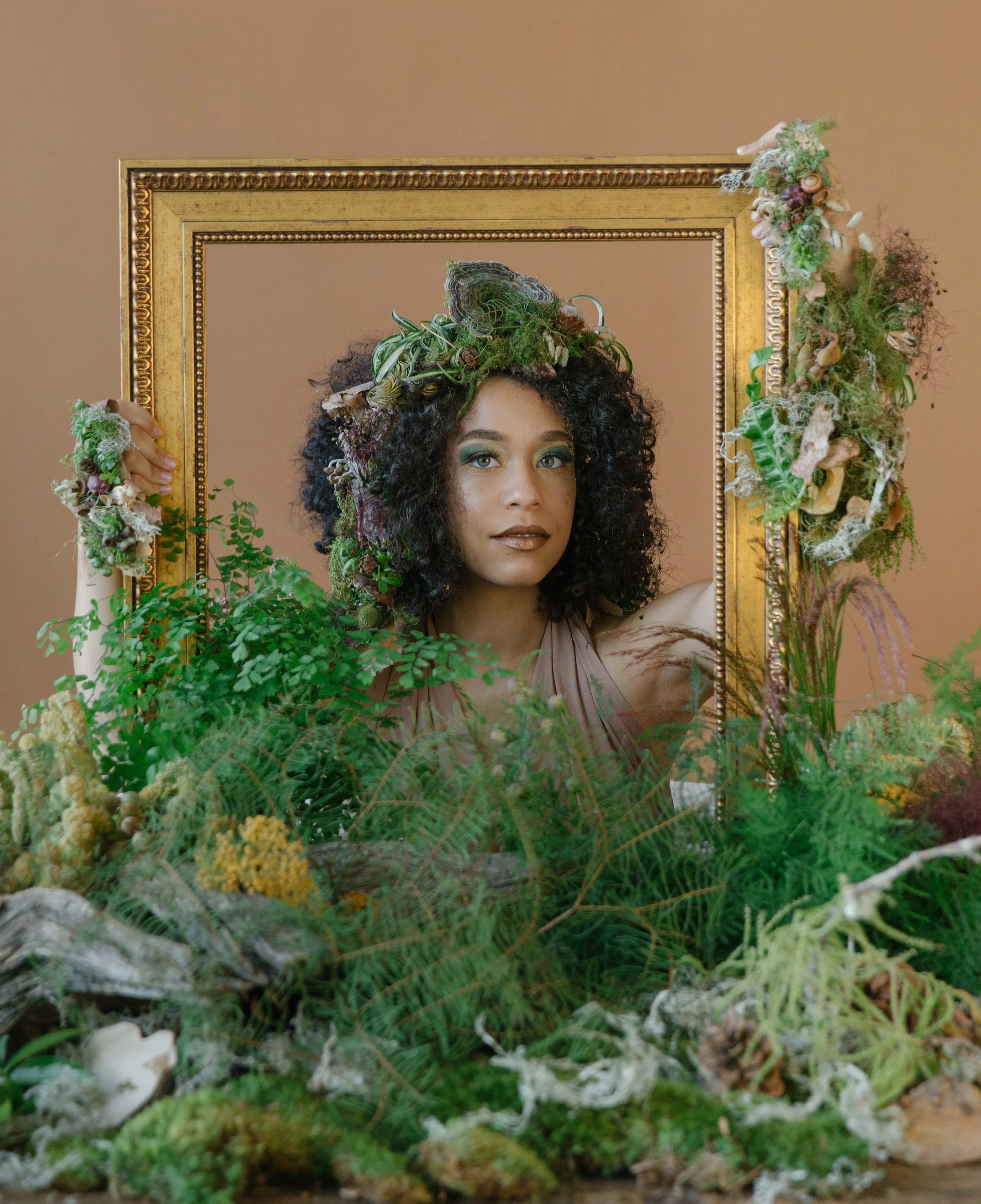 Francoise Weeks botanical fashion couture floral jewelry floral fashion 92