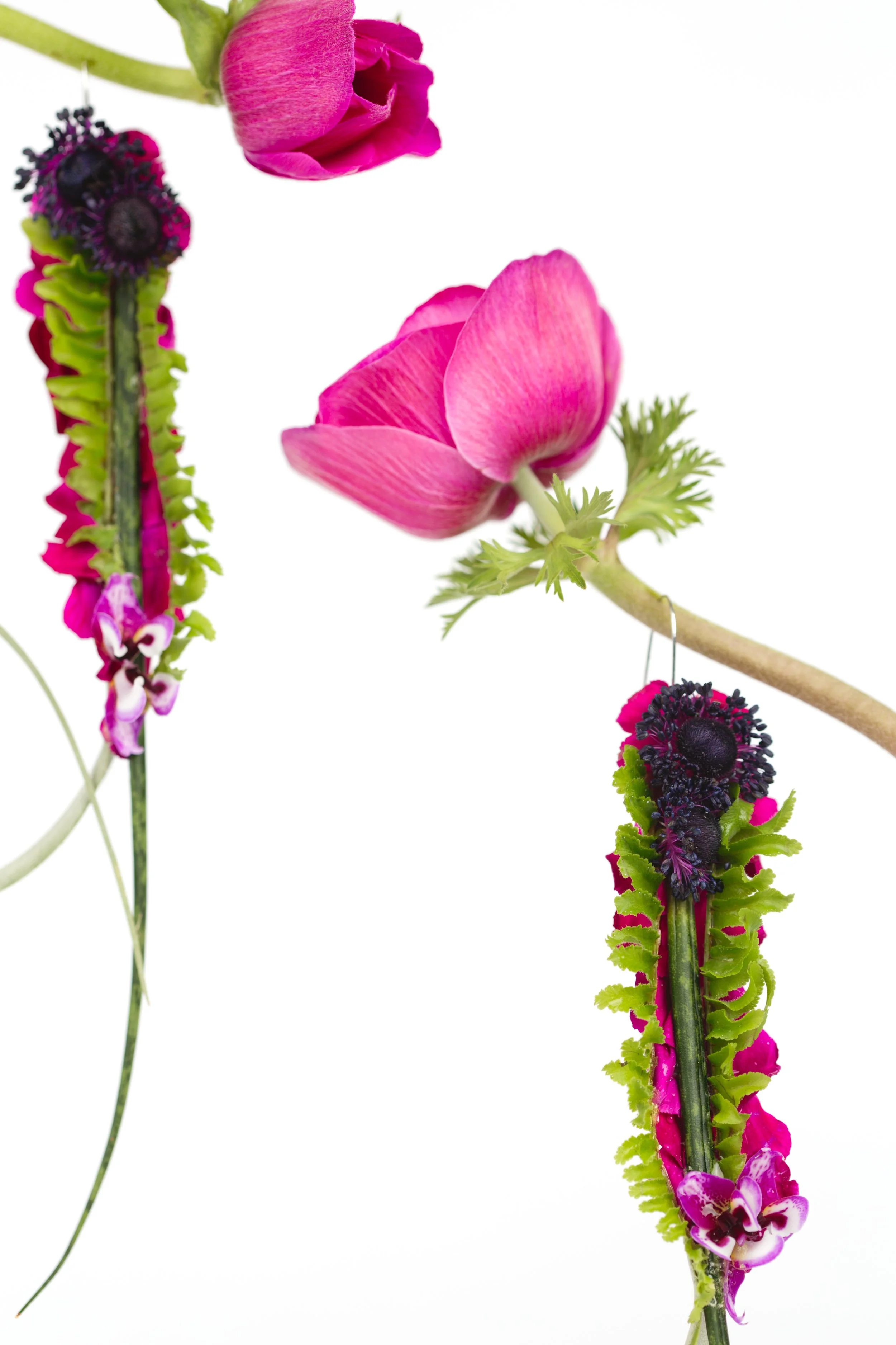 Francoise Weeks botanical fashion couture floral jewelry floral fashion 106