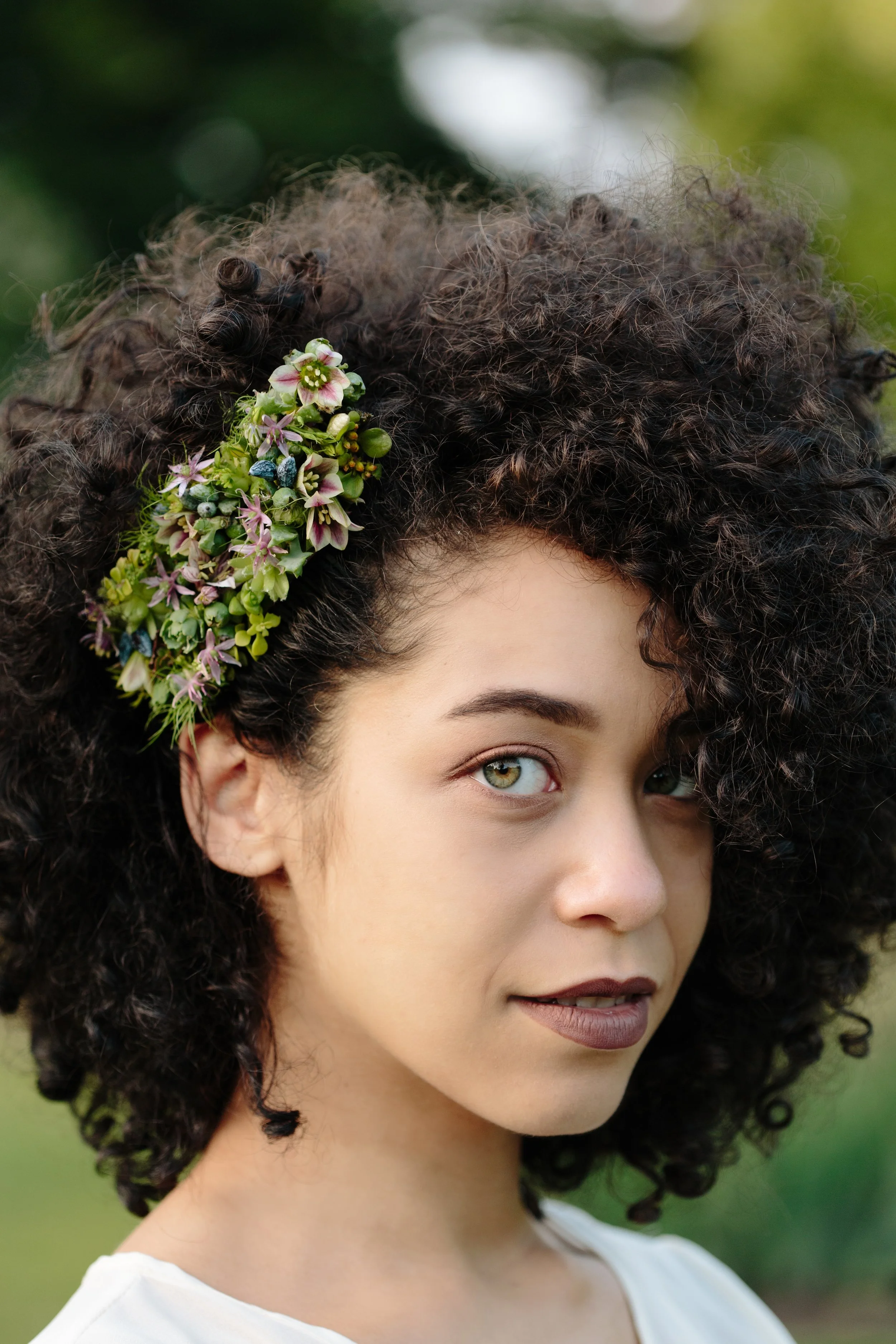 botanical flower comb Françoise Weeks
