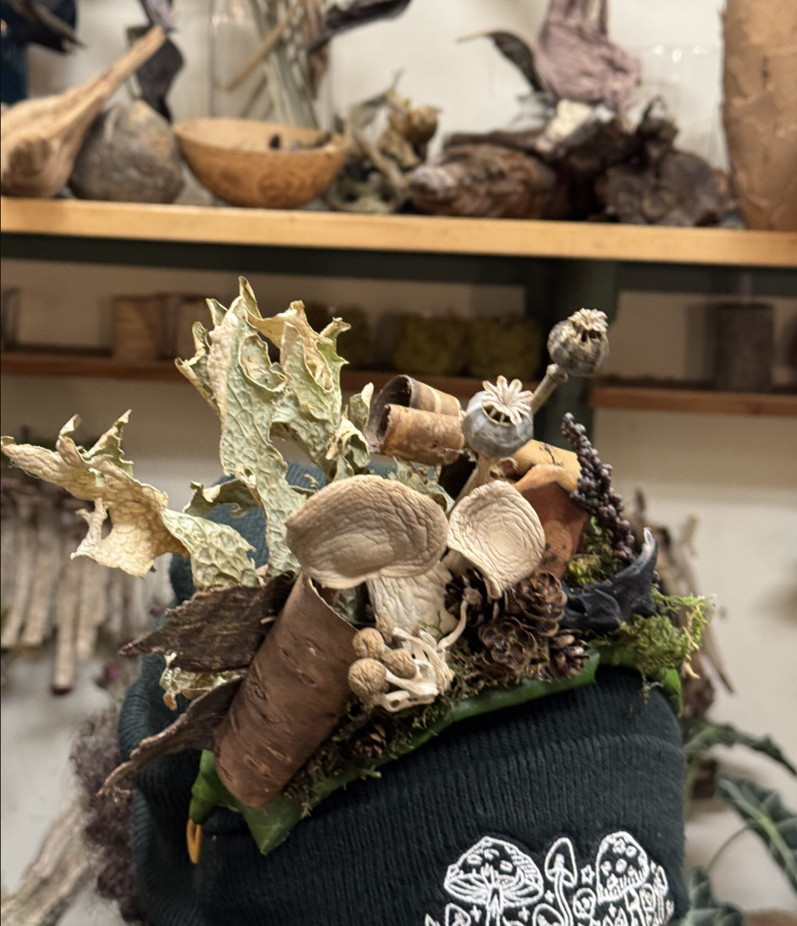 Botanical Headpiece Francoise Weeks workshop 4